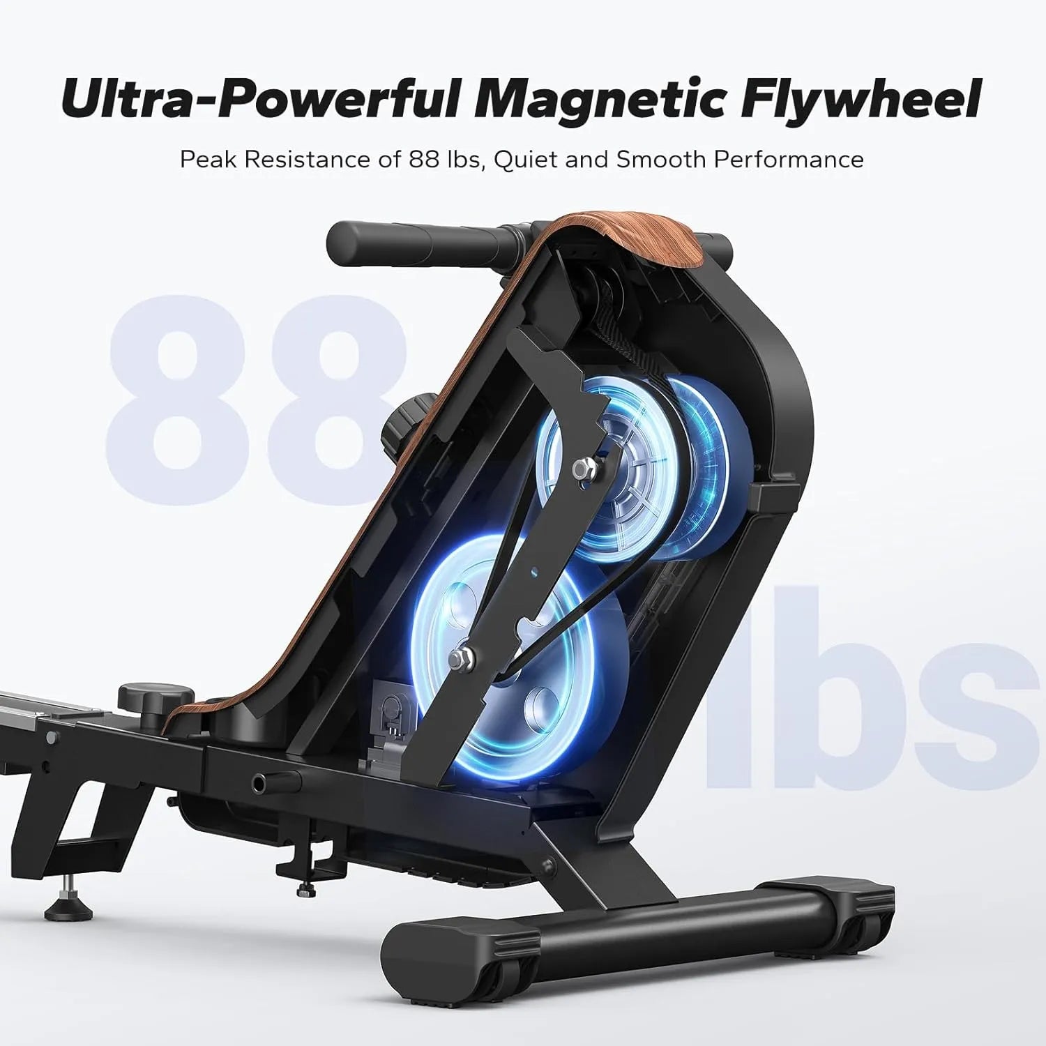 Magnetic Resistance Rower Advanced Magnetic Flywheel Rowing