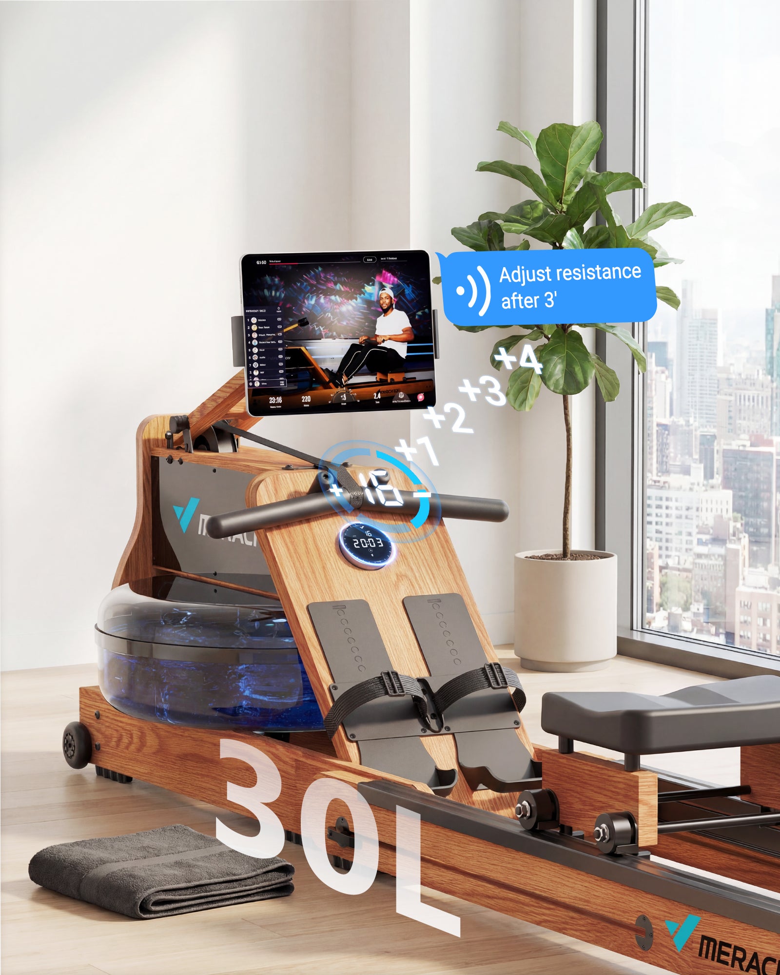 NovaRow 950 Dual Resistance Rowing Machine