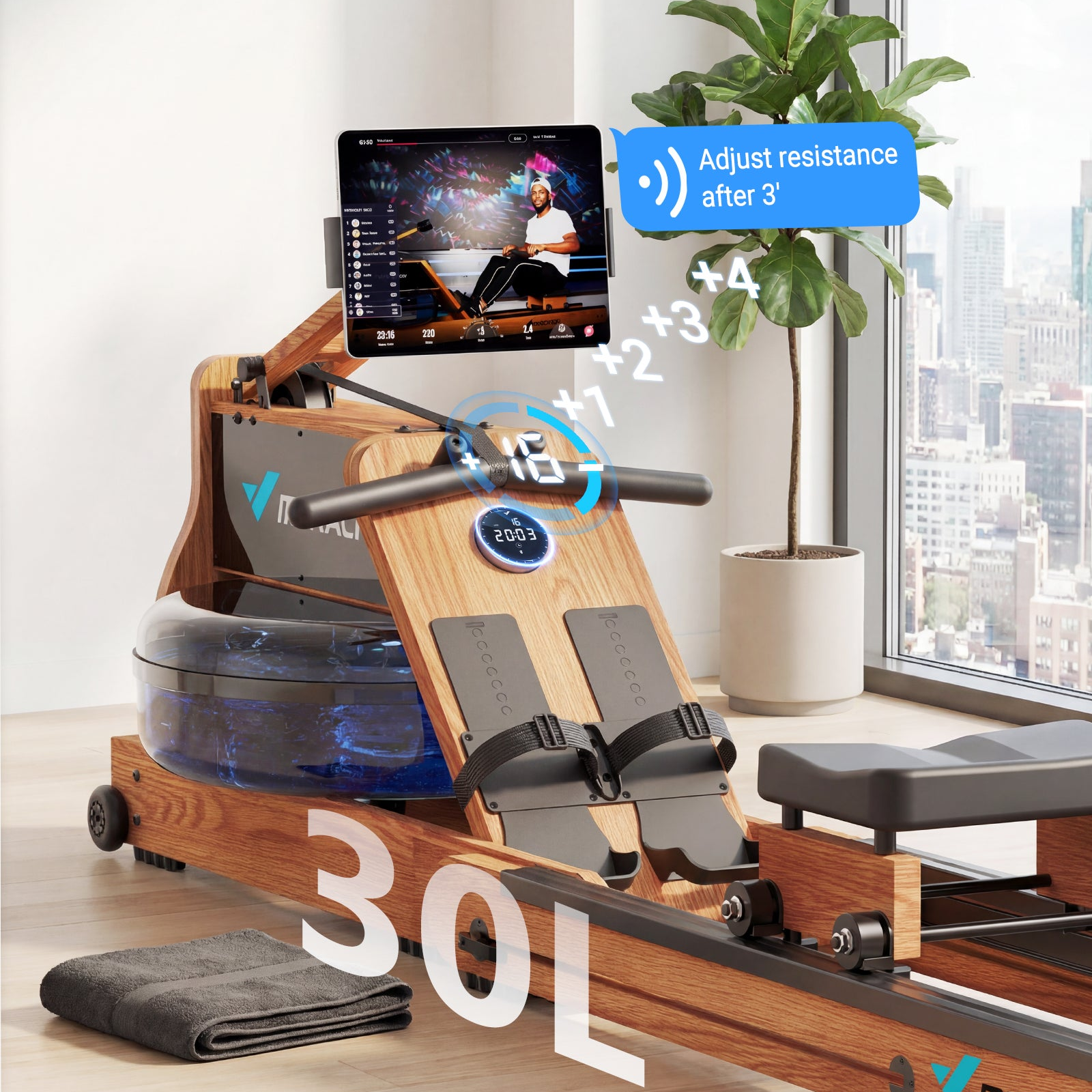 NovaRow 950 Dual Resistance Rowing Machine