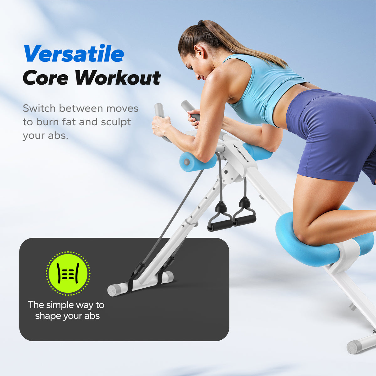 Adjustable Ab Trainer Machine – Ab Stimulator Machine for Progressive ...