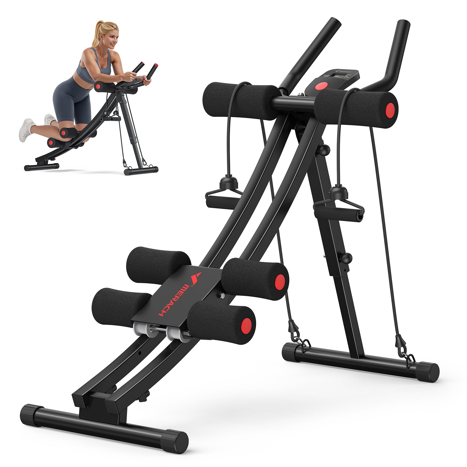MERACH Ab Trainer – Dual Track Core Machine