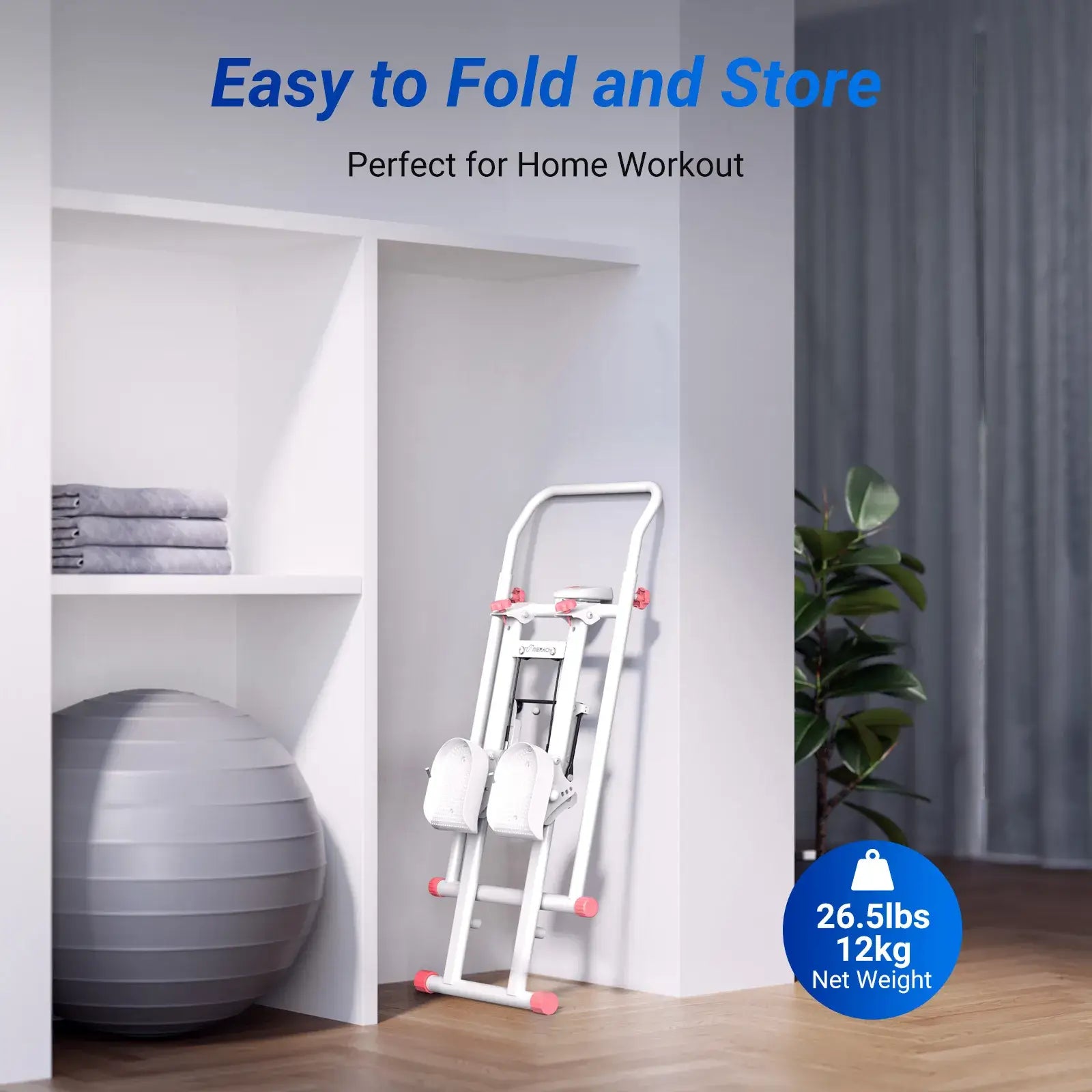 New Version Folding Vertical Climber Stair Stepper Machine with ...