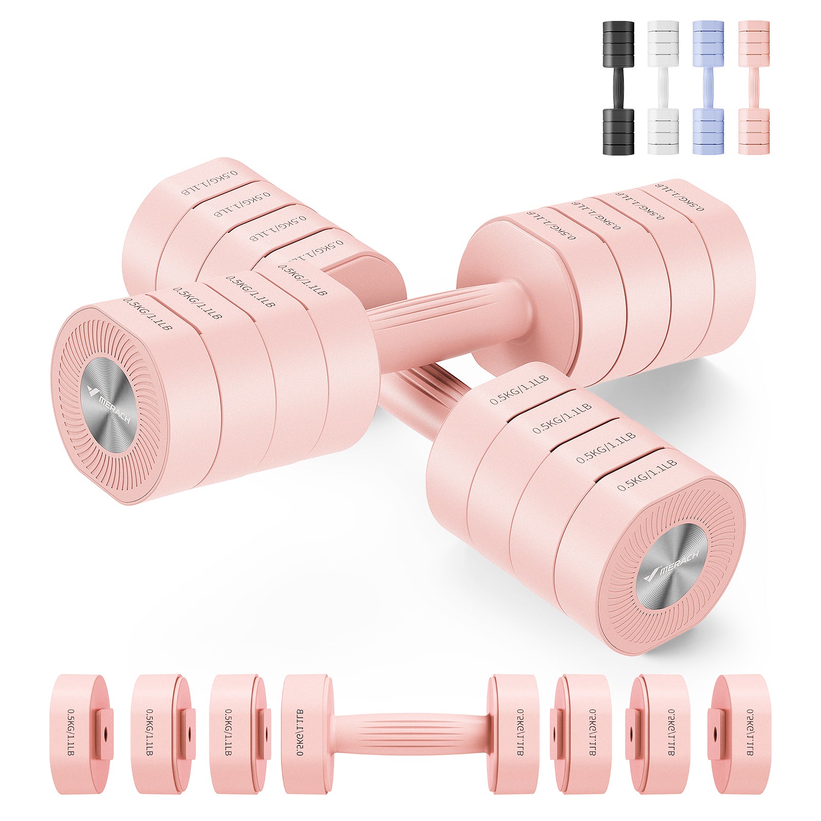 2444 MERACH Adjustable Dumbbell