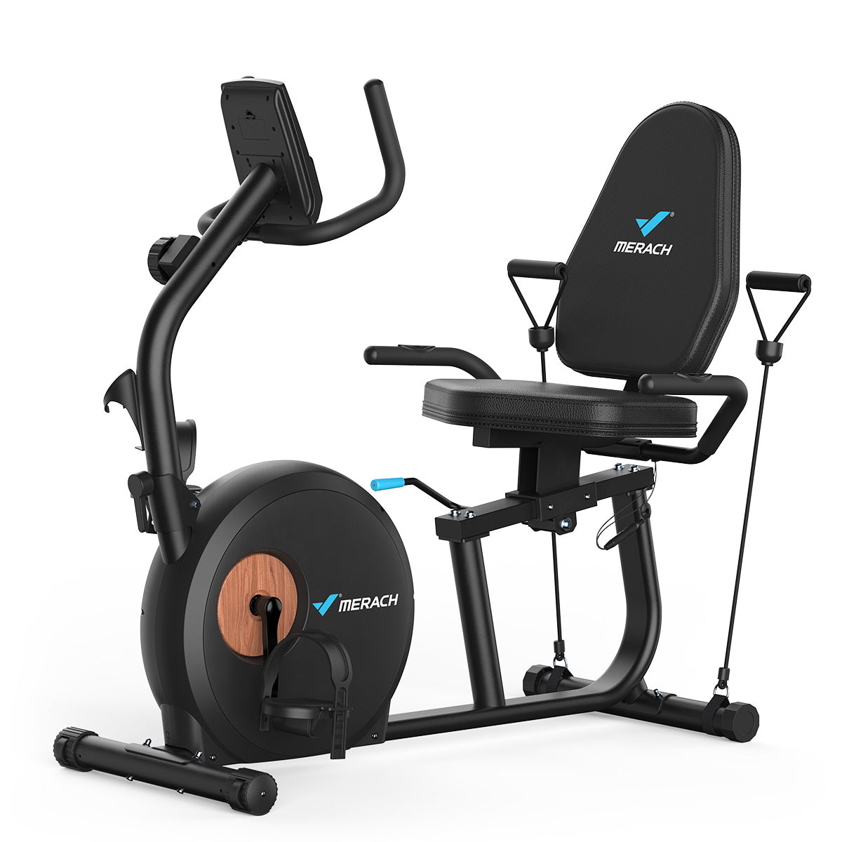 S23 Recumbent Exercise Bike With Resistance Bands