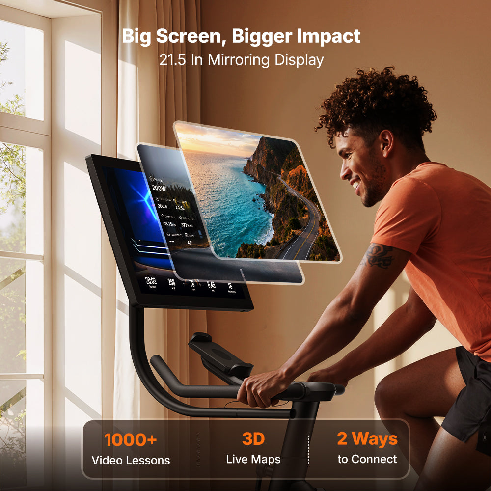 S29 Aura Exercise Bike with 21.5'' Big Screen