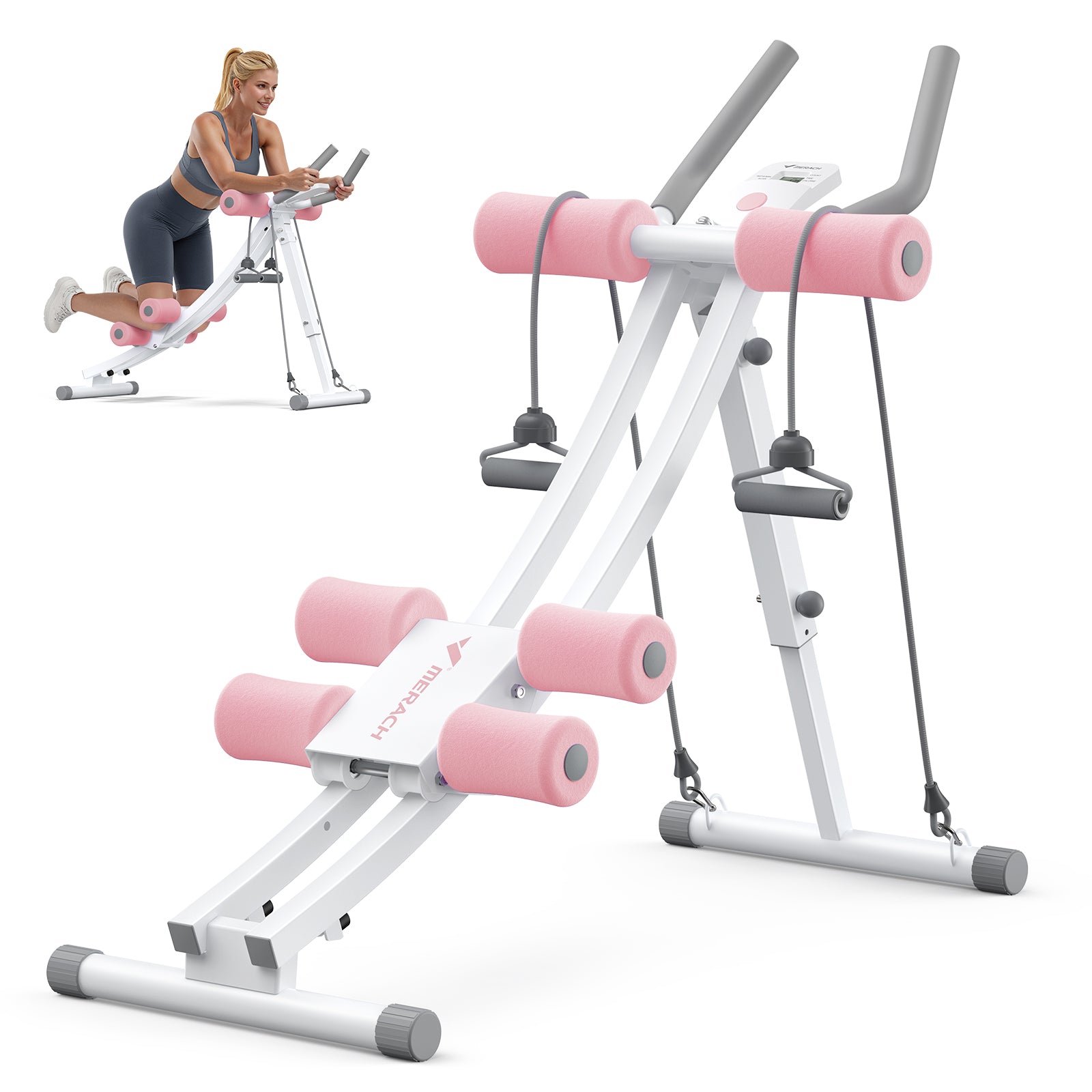 MERACH Ab Trainer – Dual Track Core Machine
