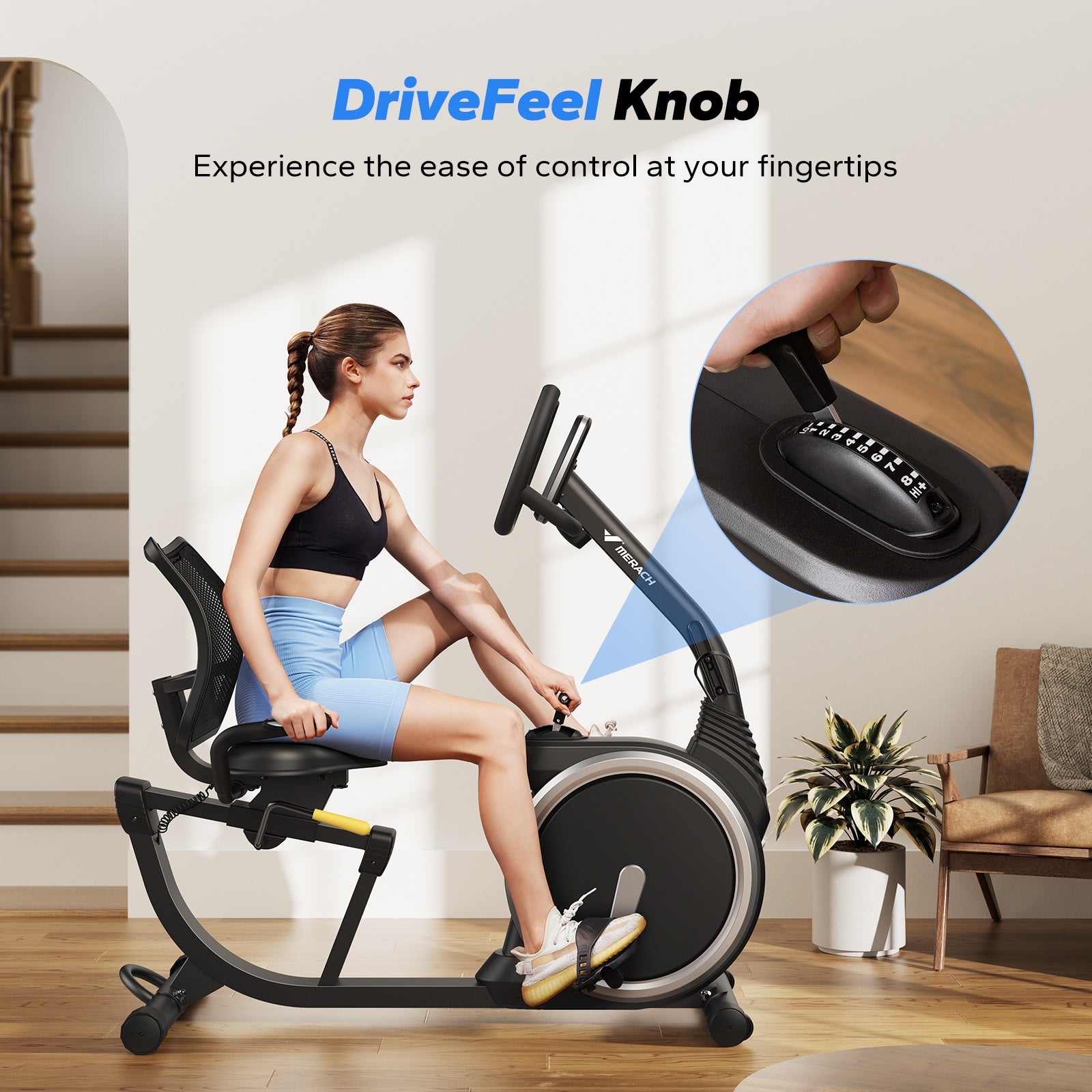 S19 Recumbent Exercise Bike for Home