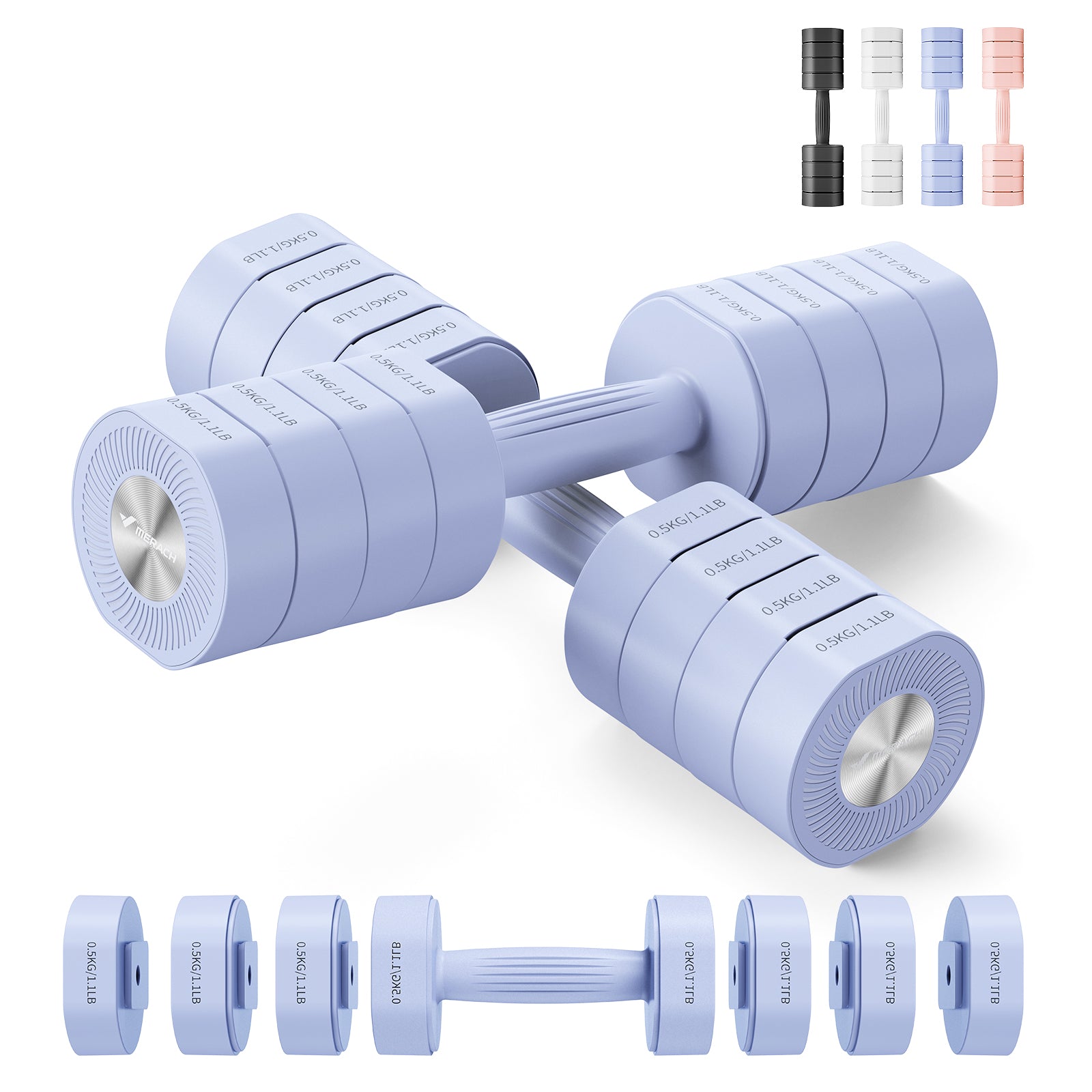 2444 MERACH Adjustable Dumbbell