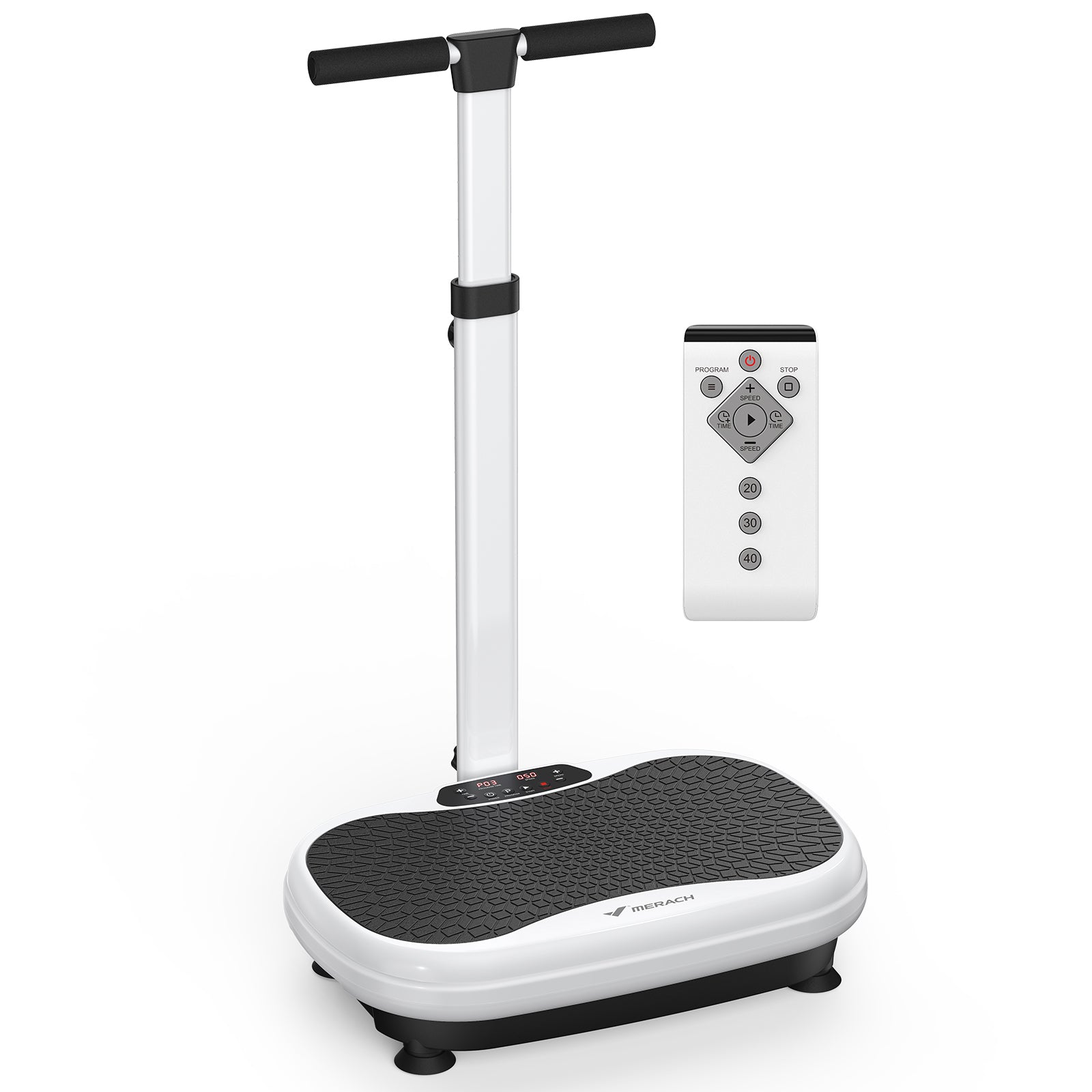 MERACH Vibration Plate with Handrails