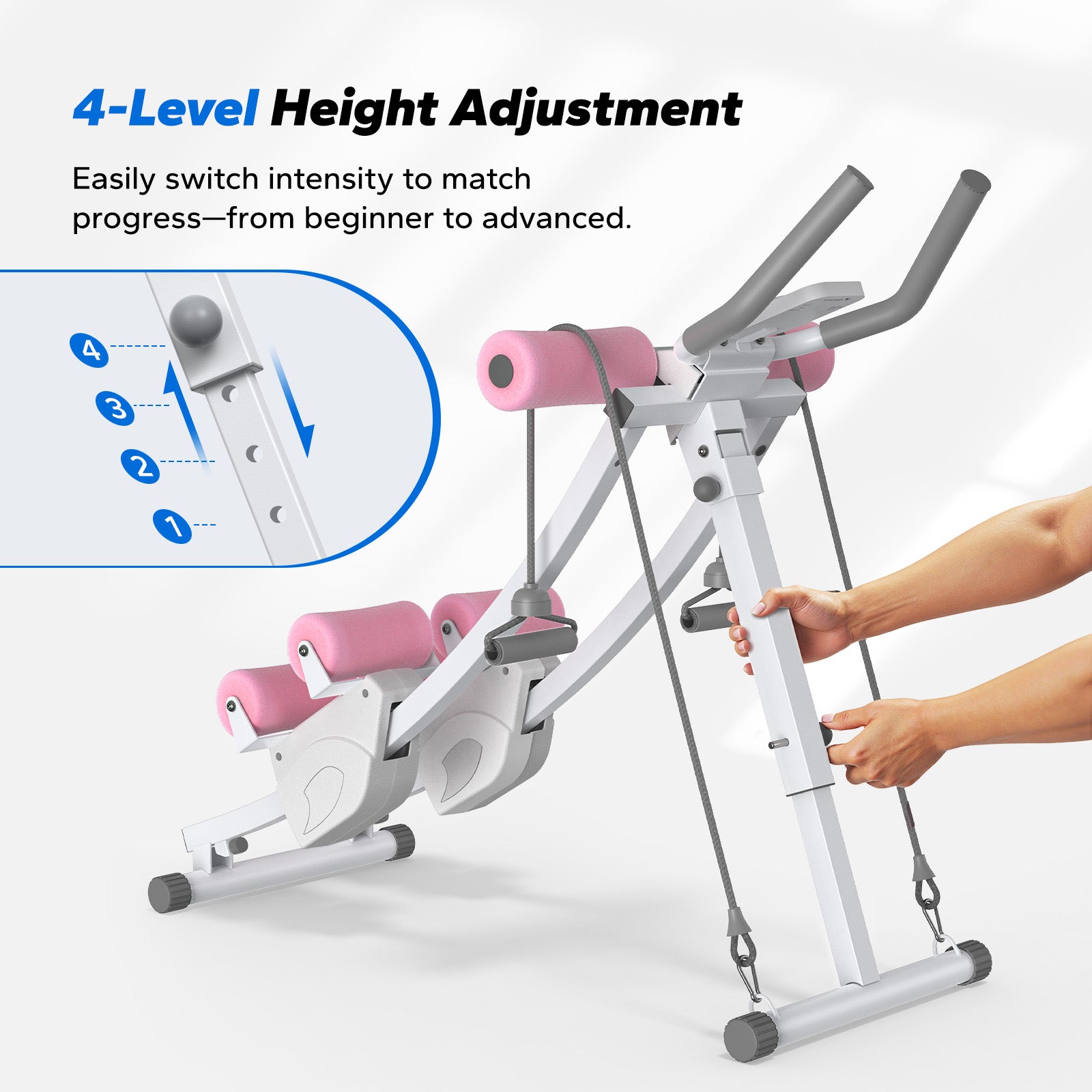 MERACH Ab Trainer – Dual Track Core Machine