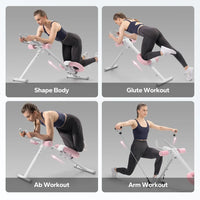Adjustable Core Ab Trainers-white