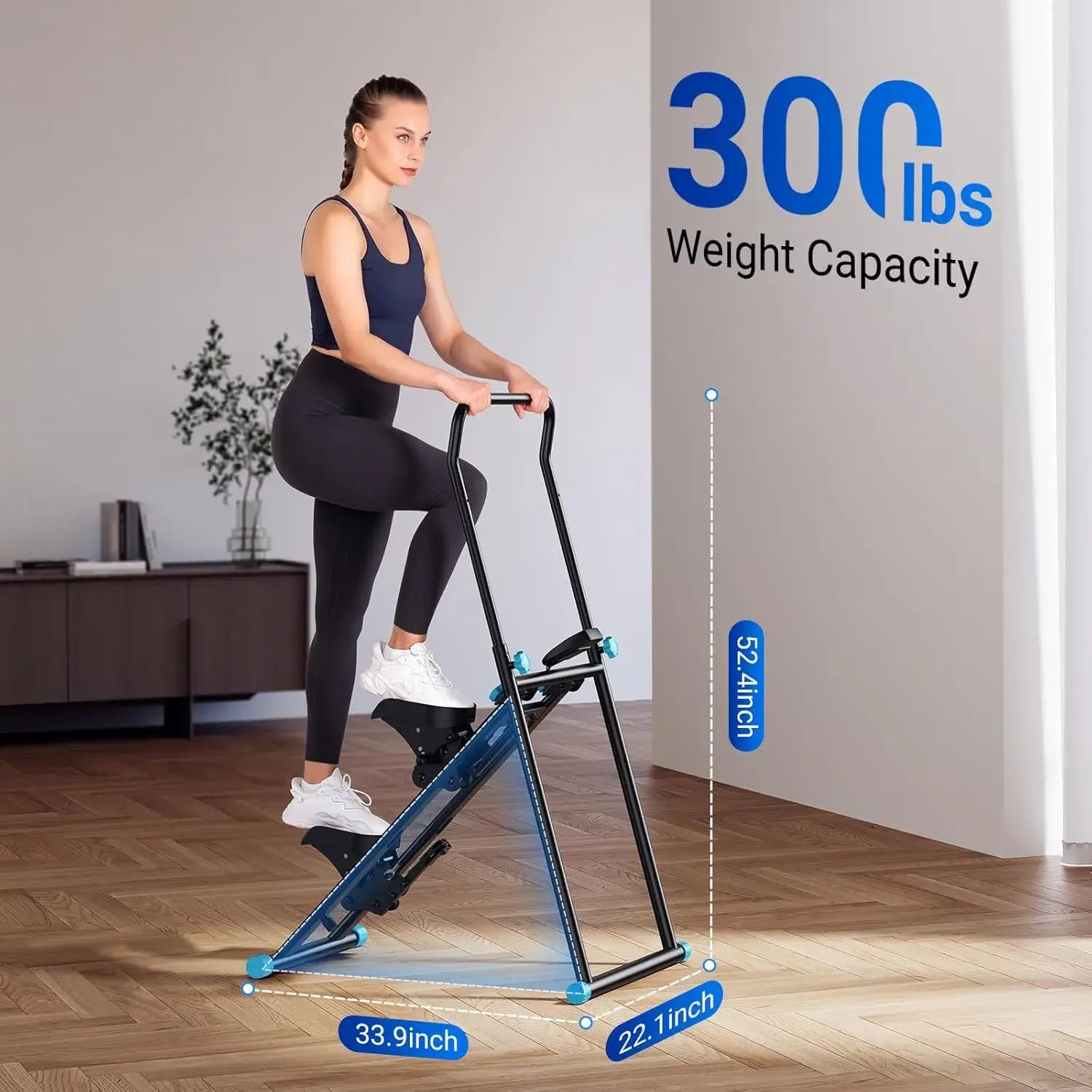 Folding Vertical Cardio Exercise Climber