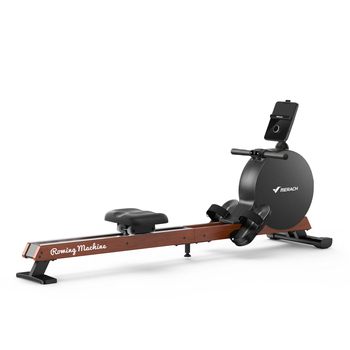 Merach Novarow R53 Rowing Machine Magnetic Rowing Machine for Beginners - Self-powered Rower with LED ...
