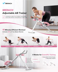 Adjustable Core Ab Trainers-white