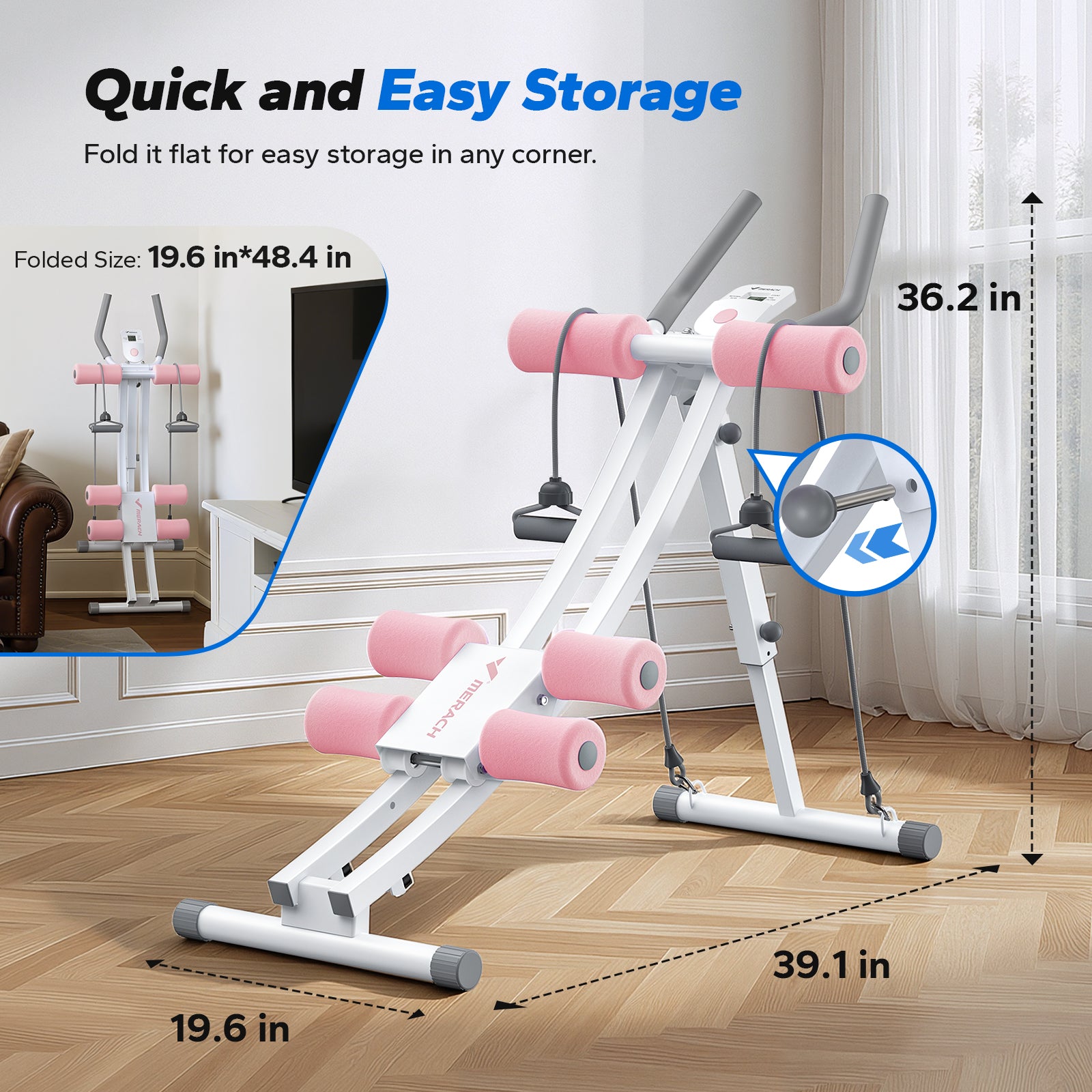 Dual-Track Ab Machine for Core Training