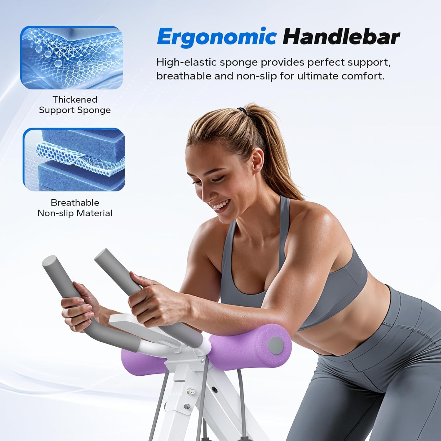 Foldable Ab Machine with Single-Side Motion
