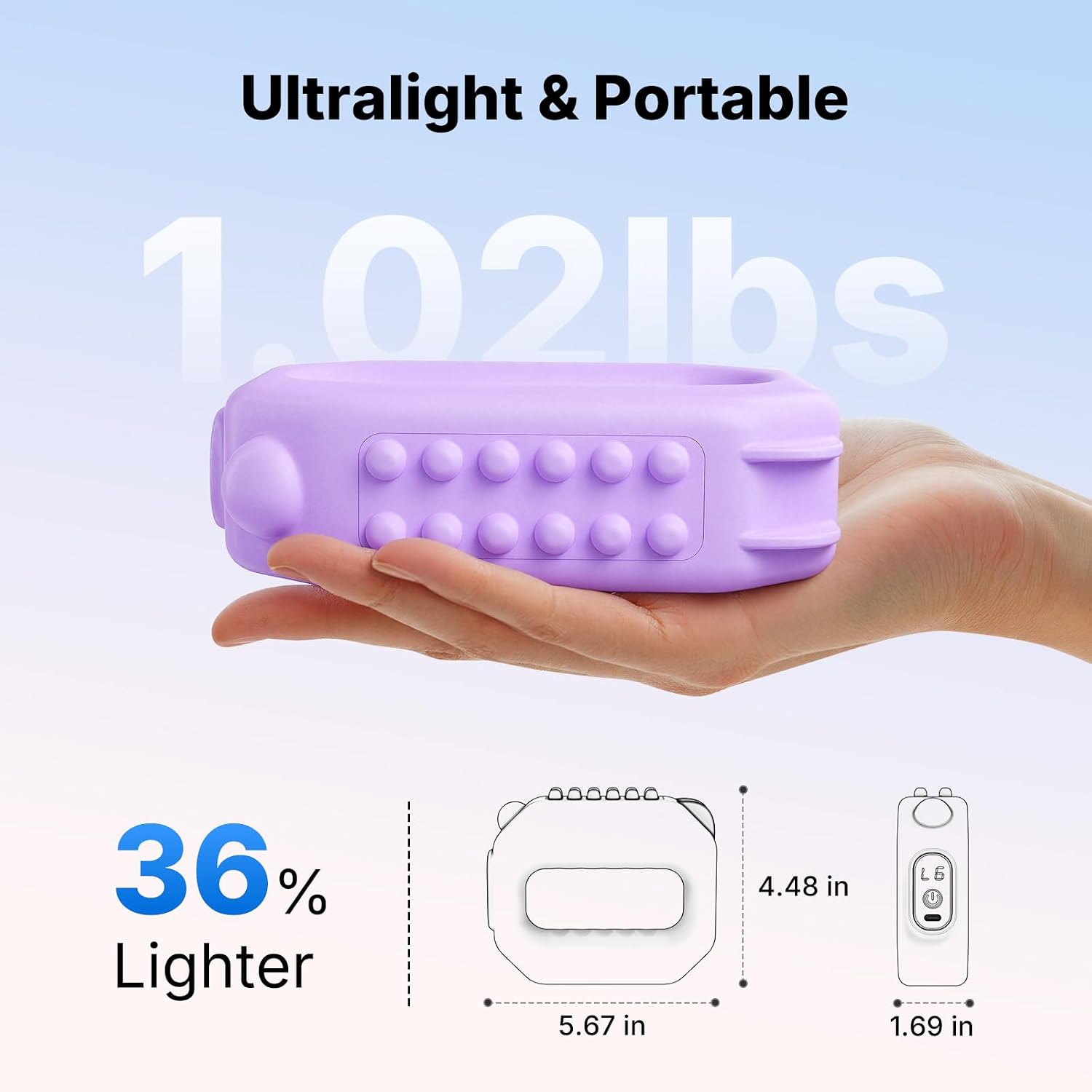 MERACH Vibration Plate for Lymphatic Drainage