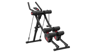 Dual-Track Ab Machine for Core Training