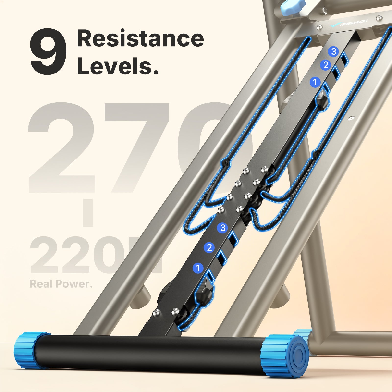 Folding Vertical Stair Stepper – Adjustable Stepper Climber