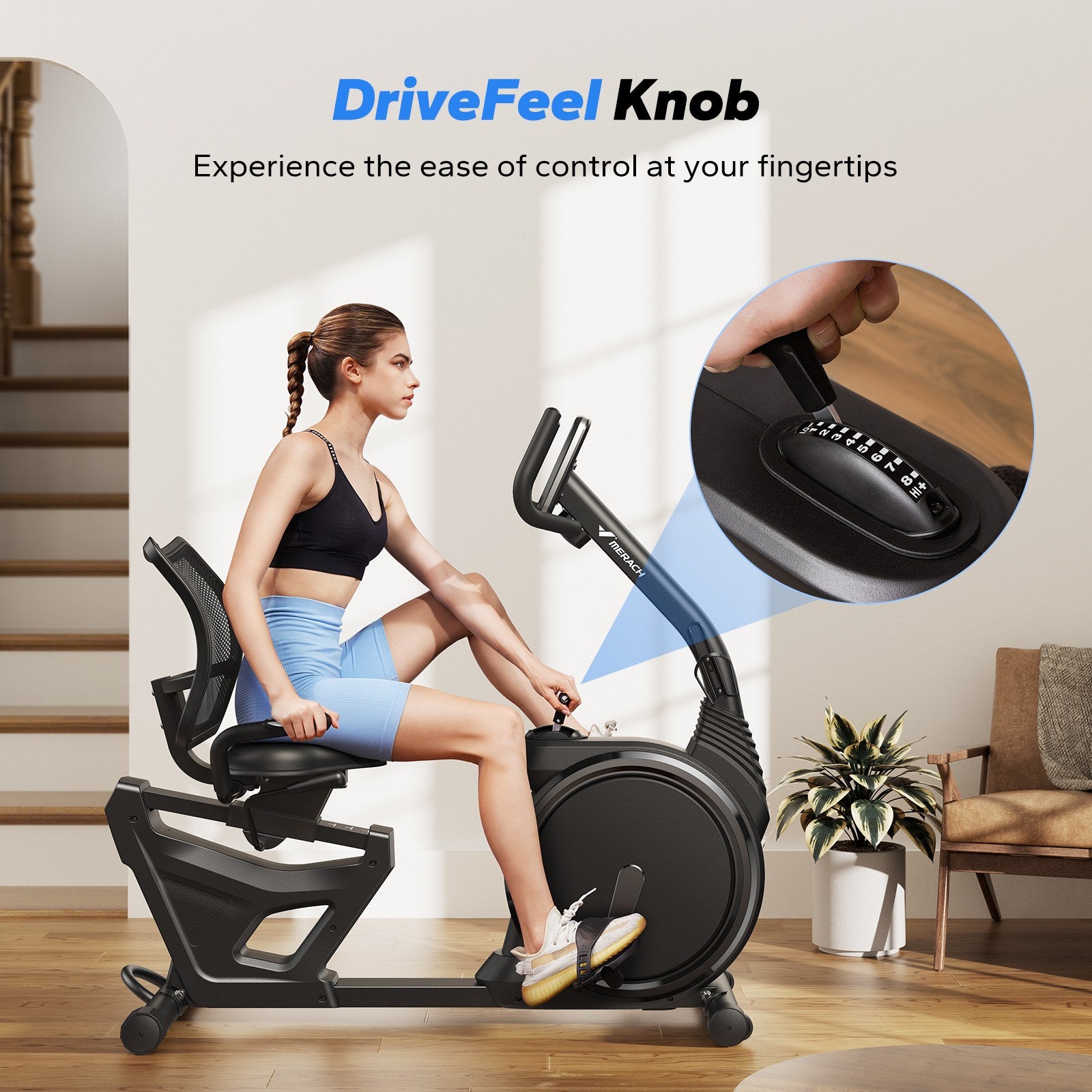 S19 Recumbent Exercise Bike for Home