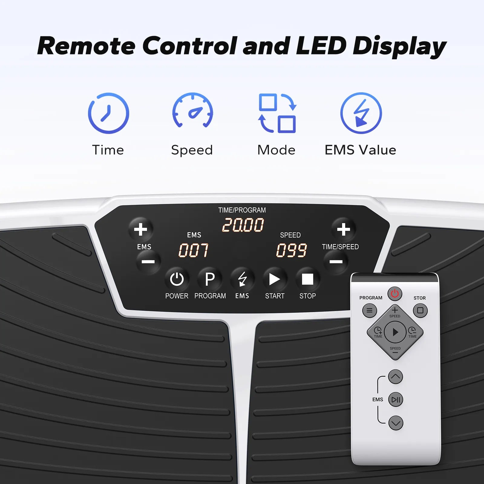 EMS Vibration Plate for Lymphatic Drainage & Weight Loss