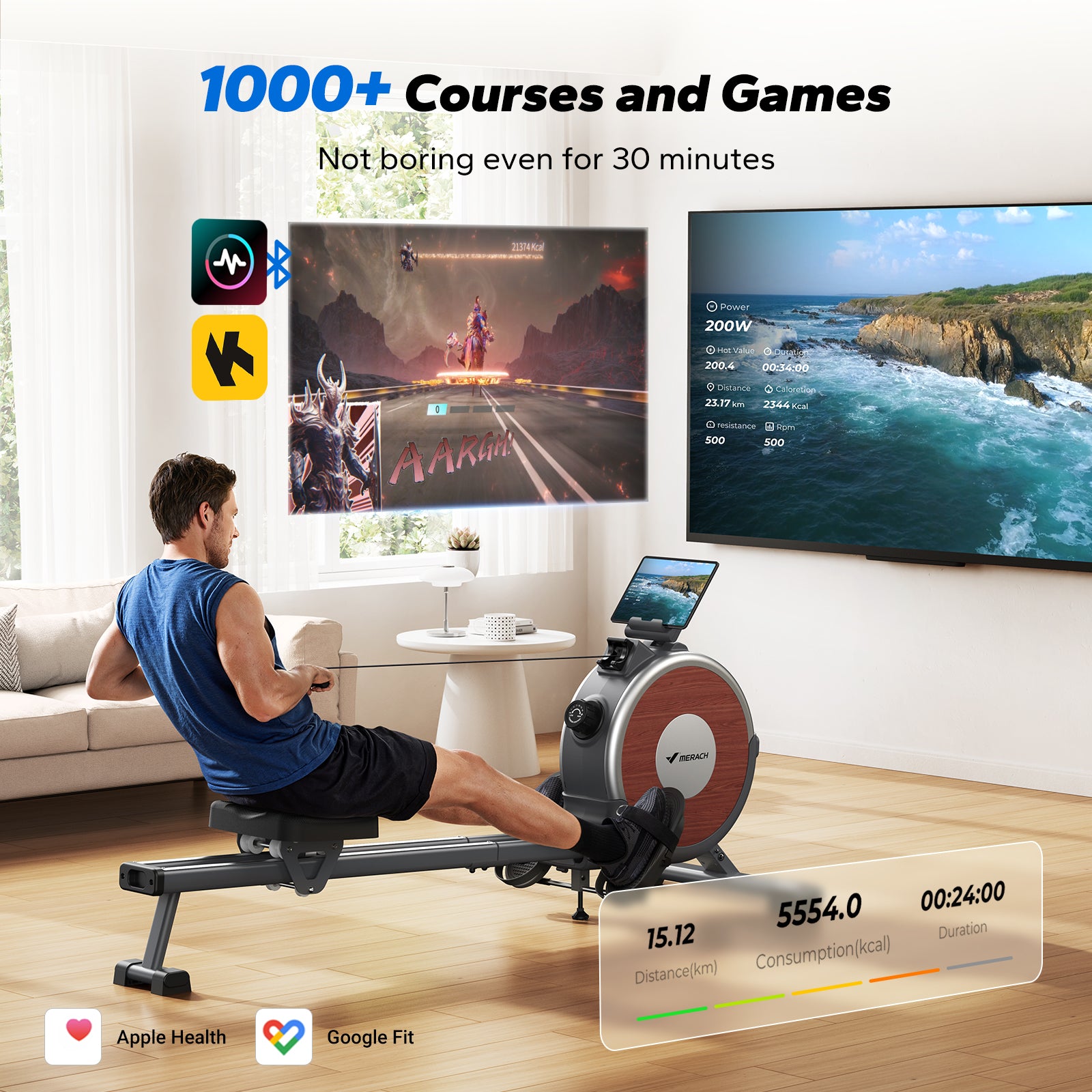 MERACH Q1S ローイングマシン Q1S Home Rowing Machine for Home Workouts | MERACH