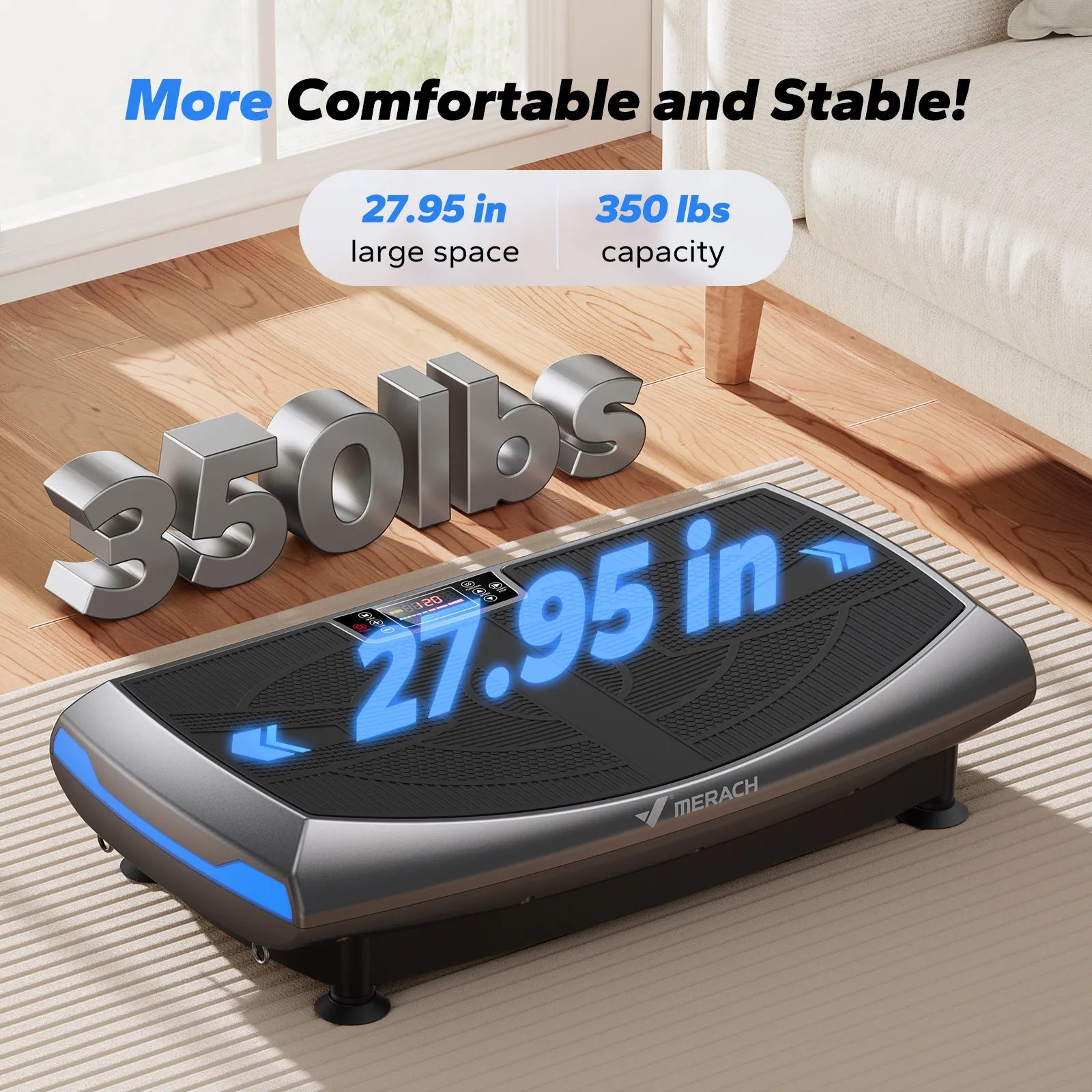 CV60 4D Curved Lymphatic Drainage Vibration Plate with Turbo Power