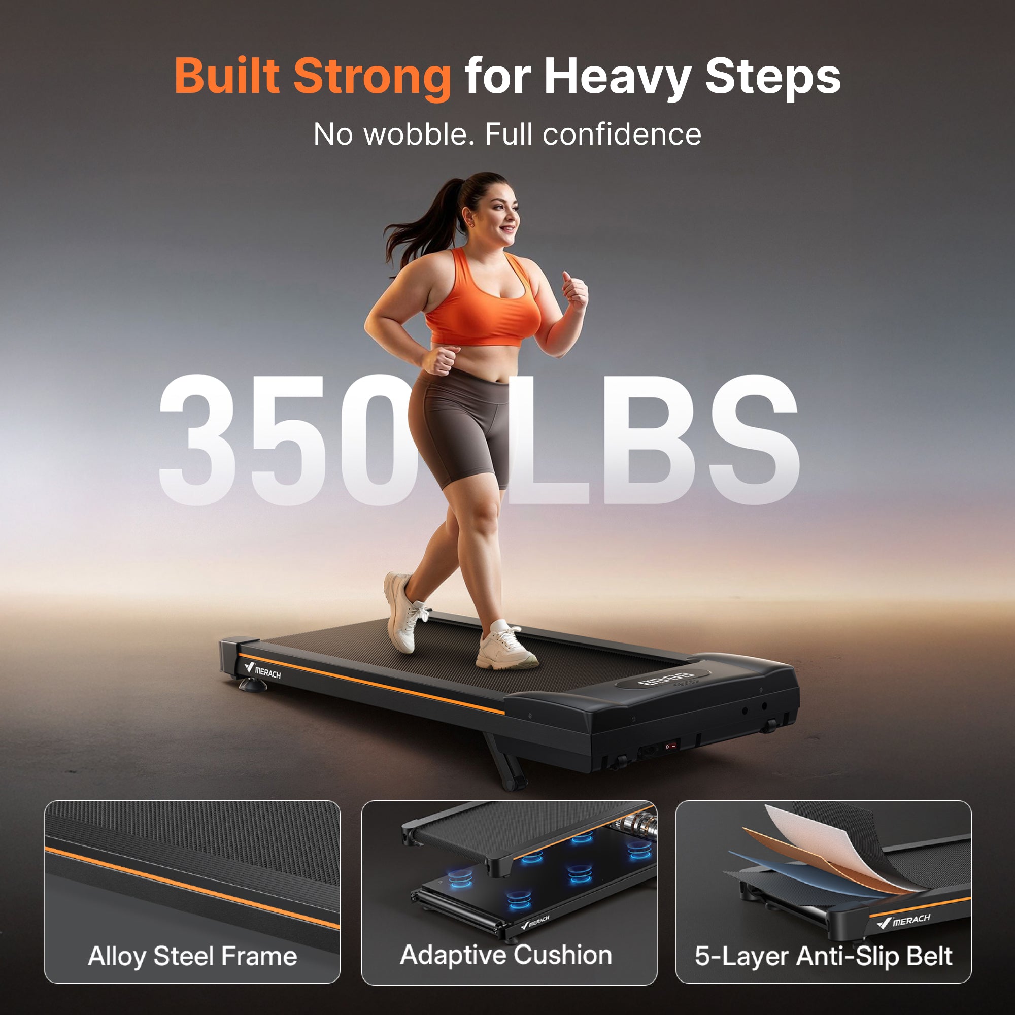 Merach WalkingPad W50 Lite With 10% Auto-Inline