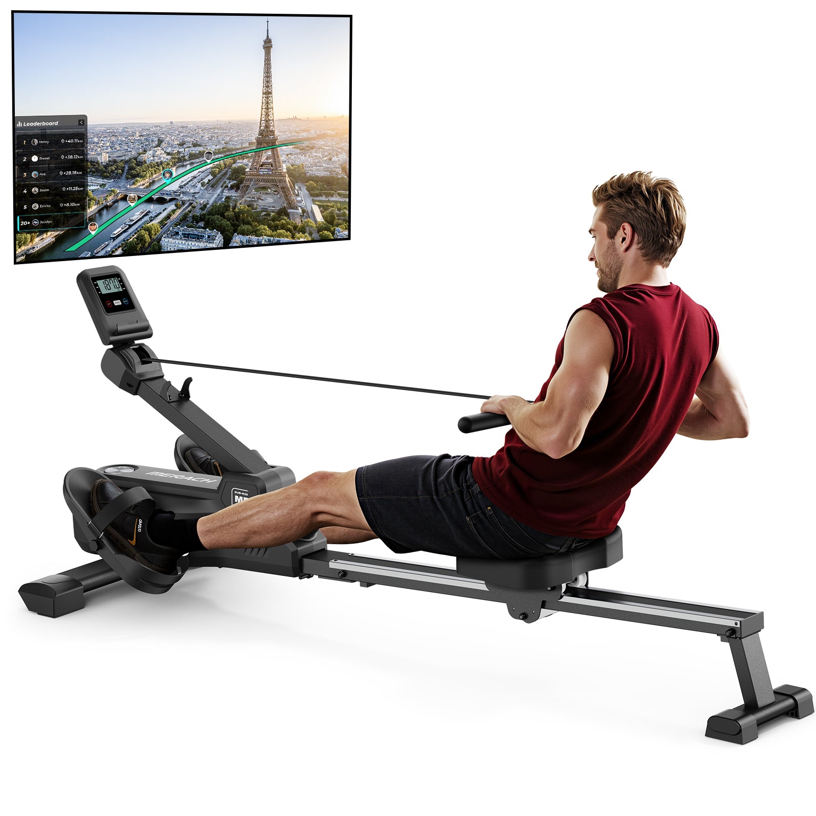 R25 Magnetic Foldable Rowing Machine