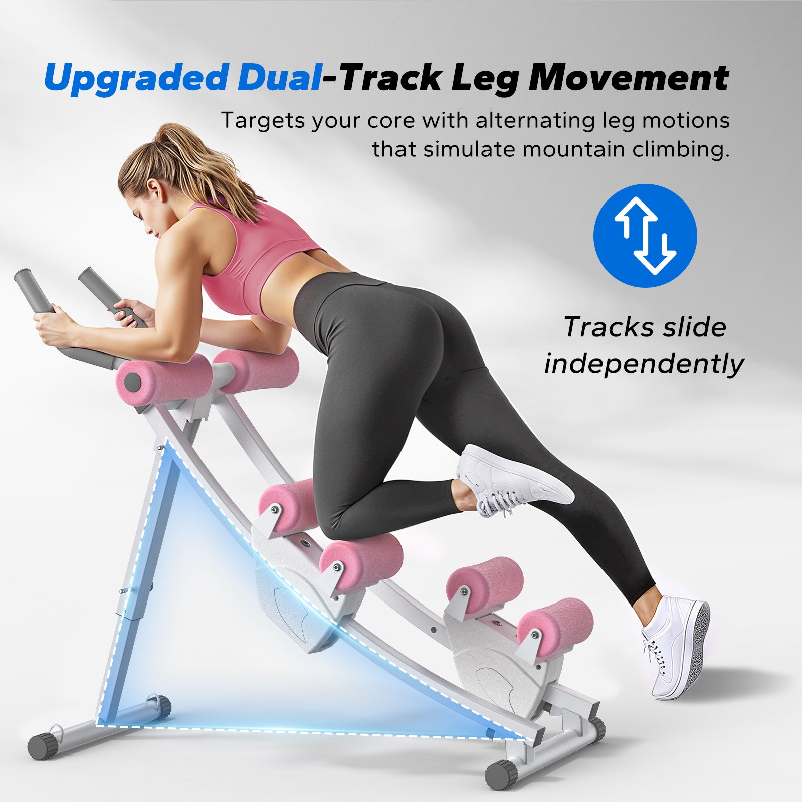 MERACH Ab Trainer – Dual Track Core Machine
