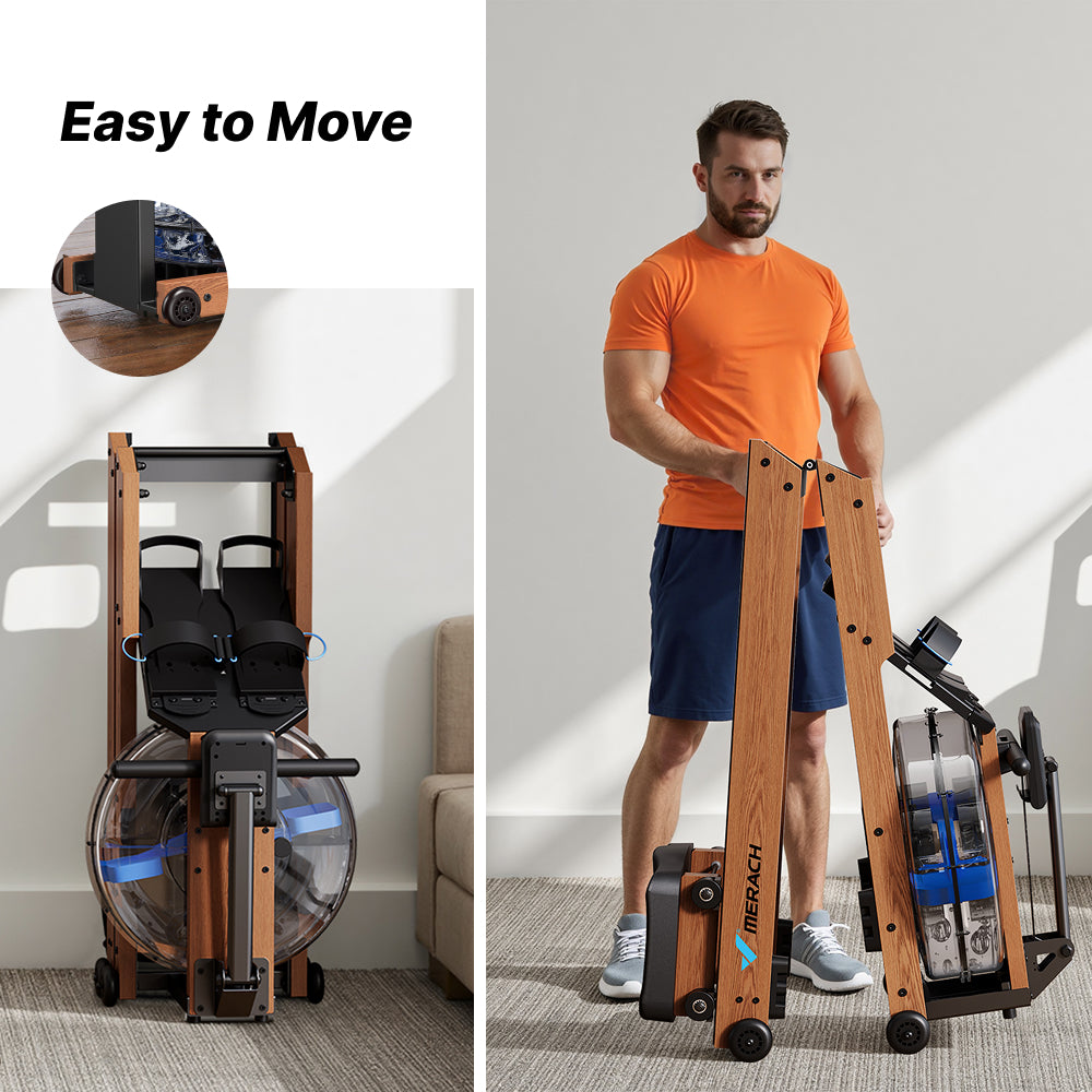 CoreRow R28 Wooden Water Rowing Machine for Beginners