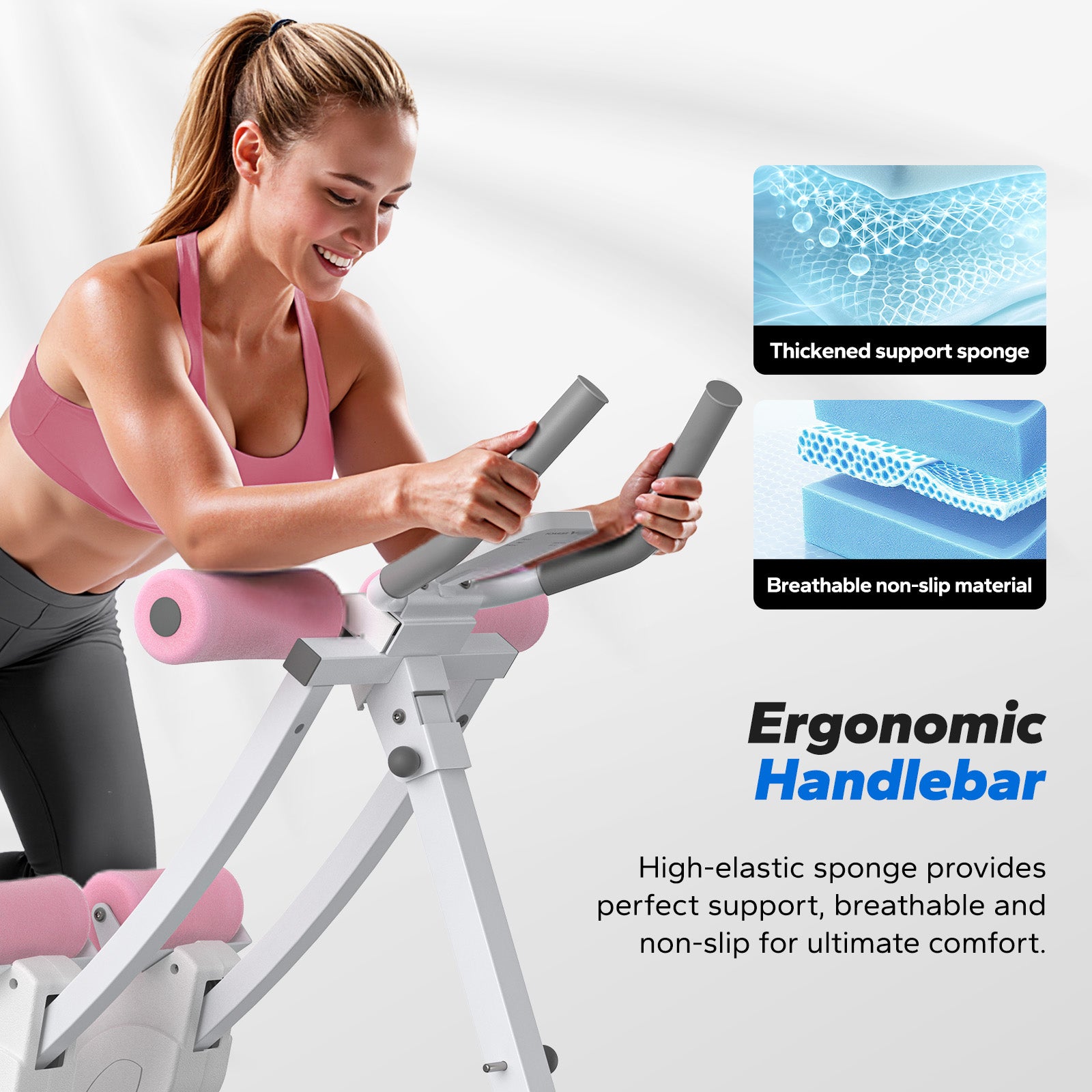 MERACH Ab Trainer – Dual Track Core Machine