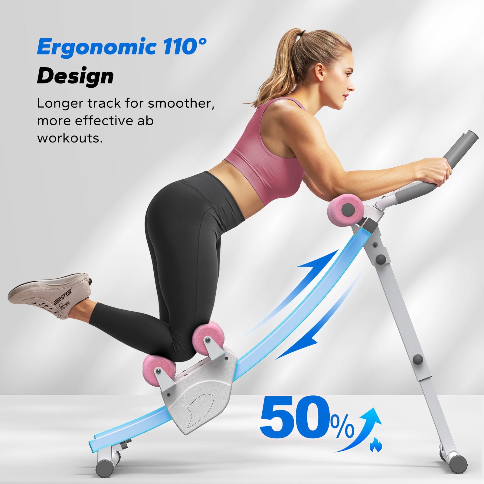 MERACH Ab Trainer – Dual Track Core Machine