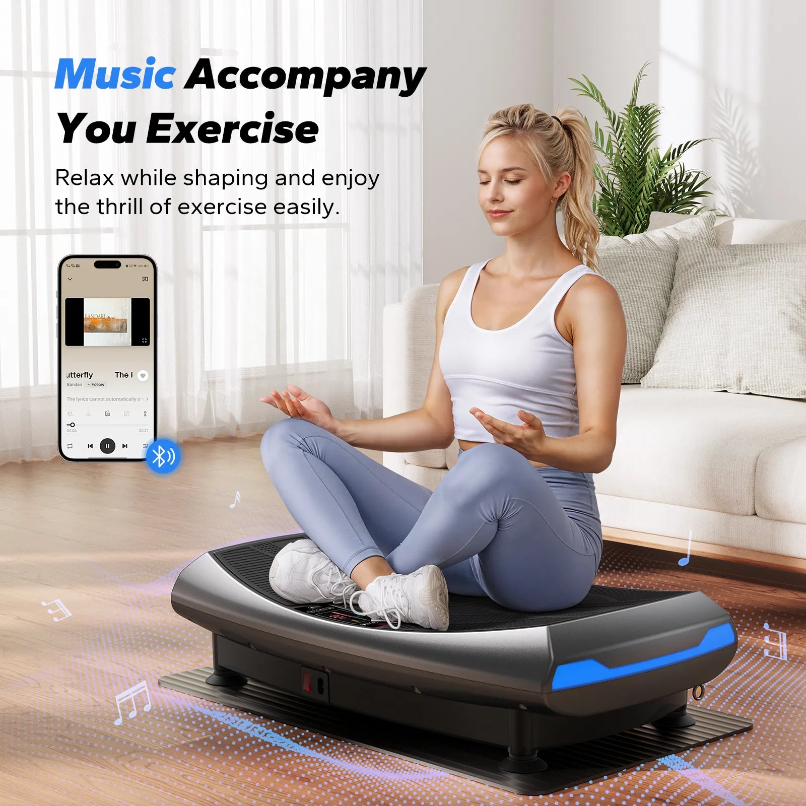 CV60 4D Curved Lymphatic Drainage Vibration Plate with Turbo Power