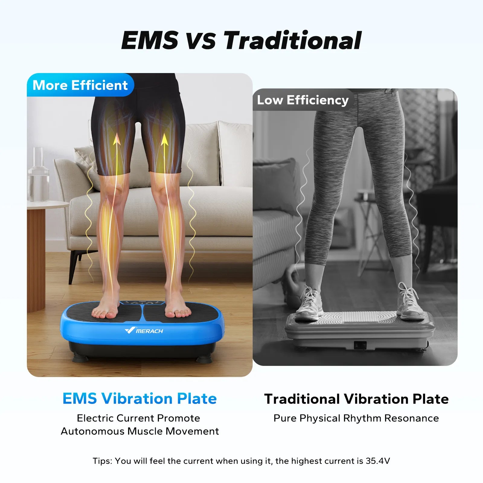 EMS Vibration Plate for Lymphatic Drainage & Weight Loss