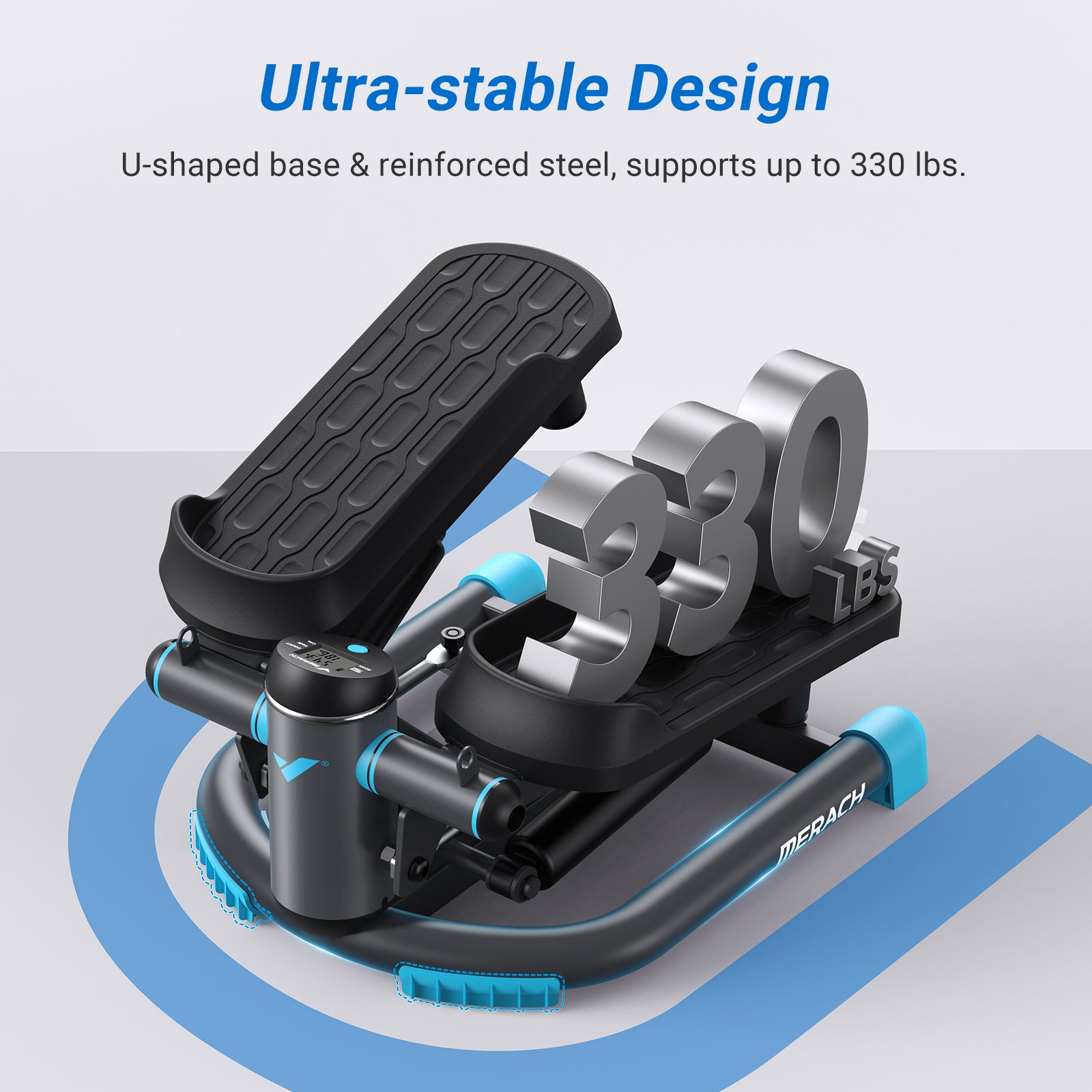 3-in-1 Dual-Action Hydraulic Stepper