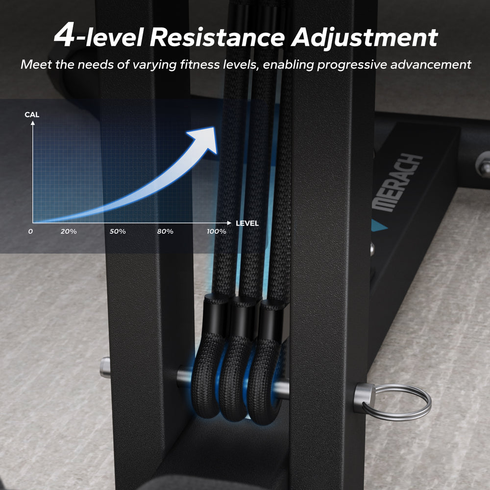 Merach Crunch Machine 3 In 1 Multifunctional Squat Machine - Deep Squat Machine For Glutes ...