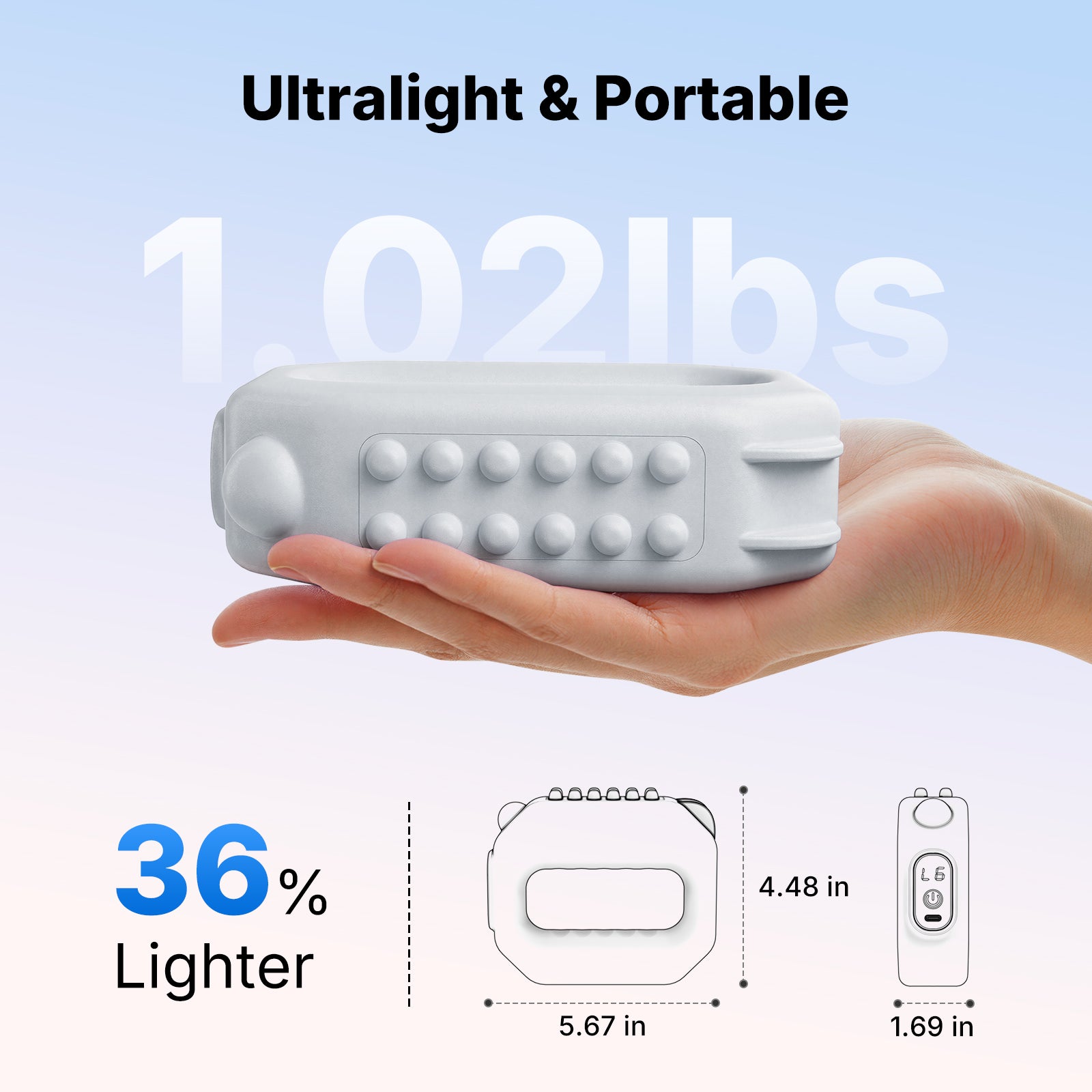 MERACH Vibration Plate for Lymphatic Drainage