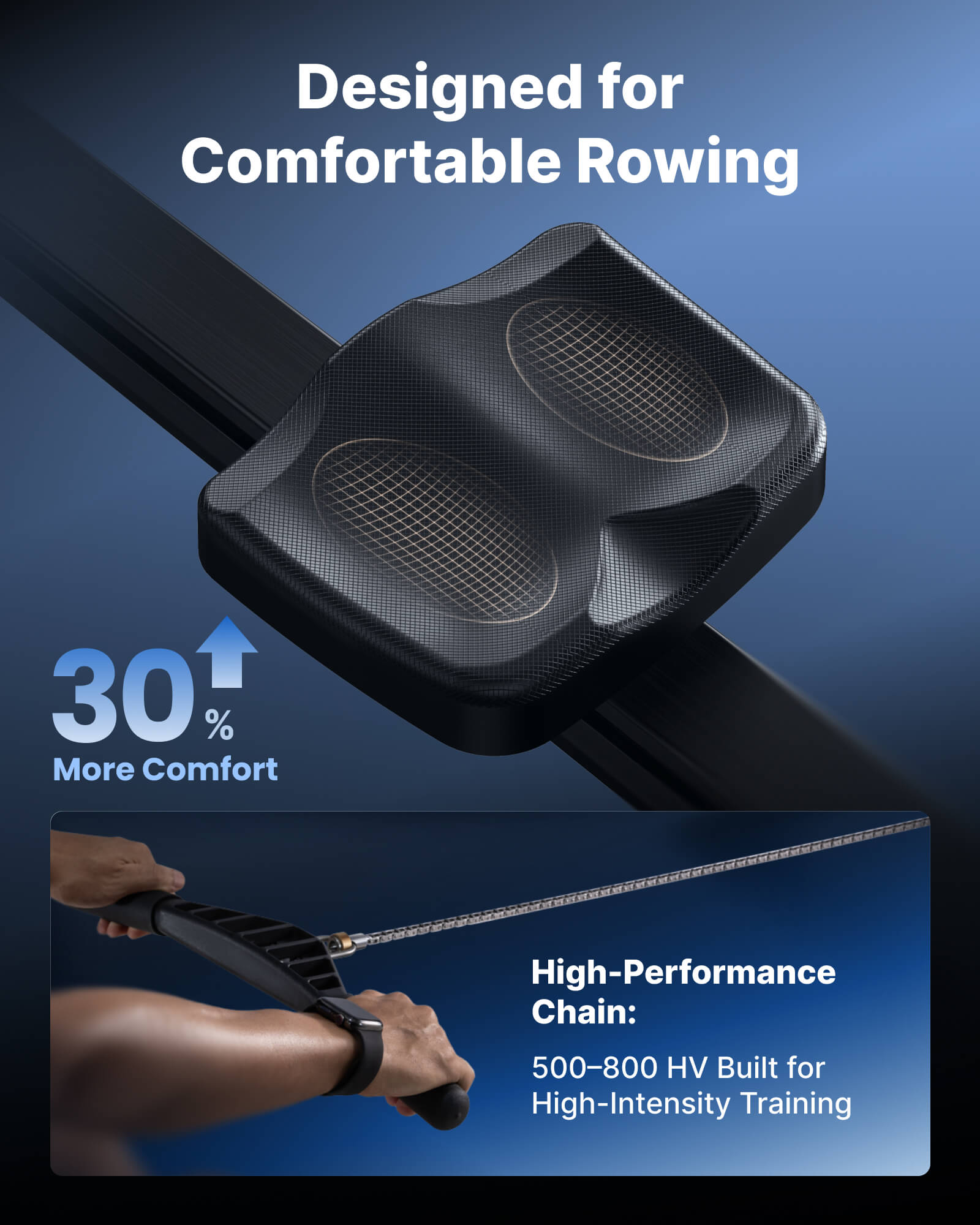 UltraRow R60 N Air & Magnetic Rowing Machine for HIIT