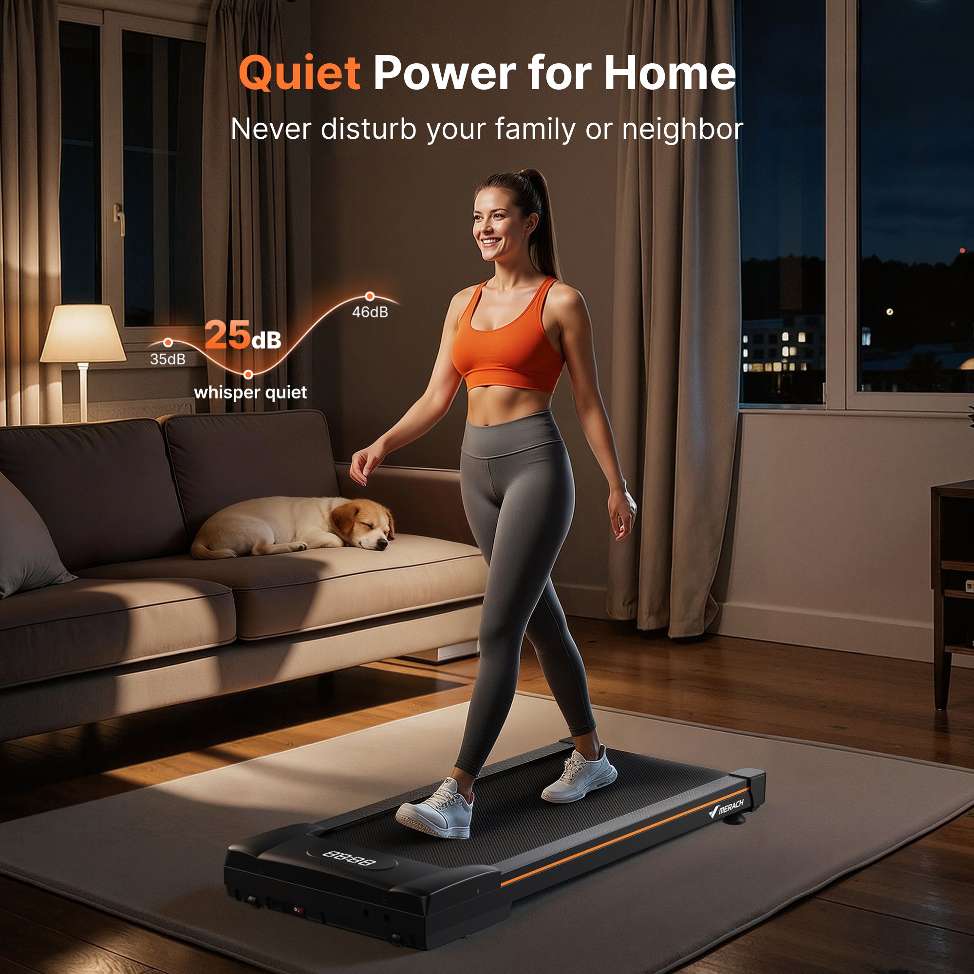 Merach WalkingPad W50 Lite With 10% Auto-Inline