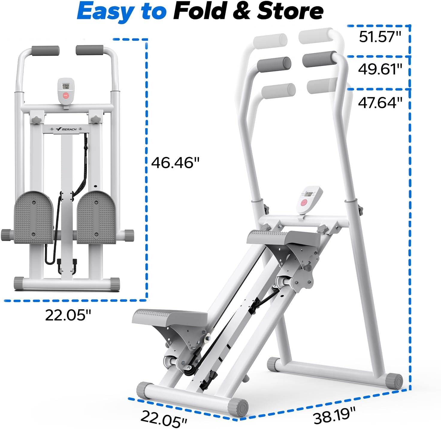 Folding Vertical Stair Stepper