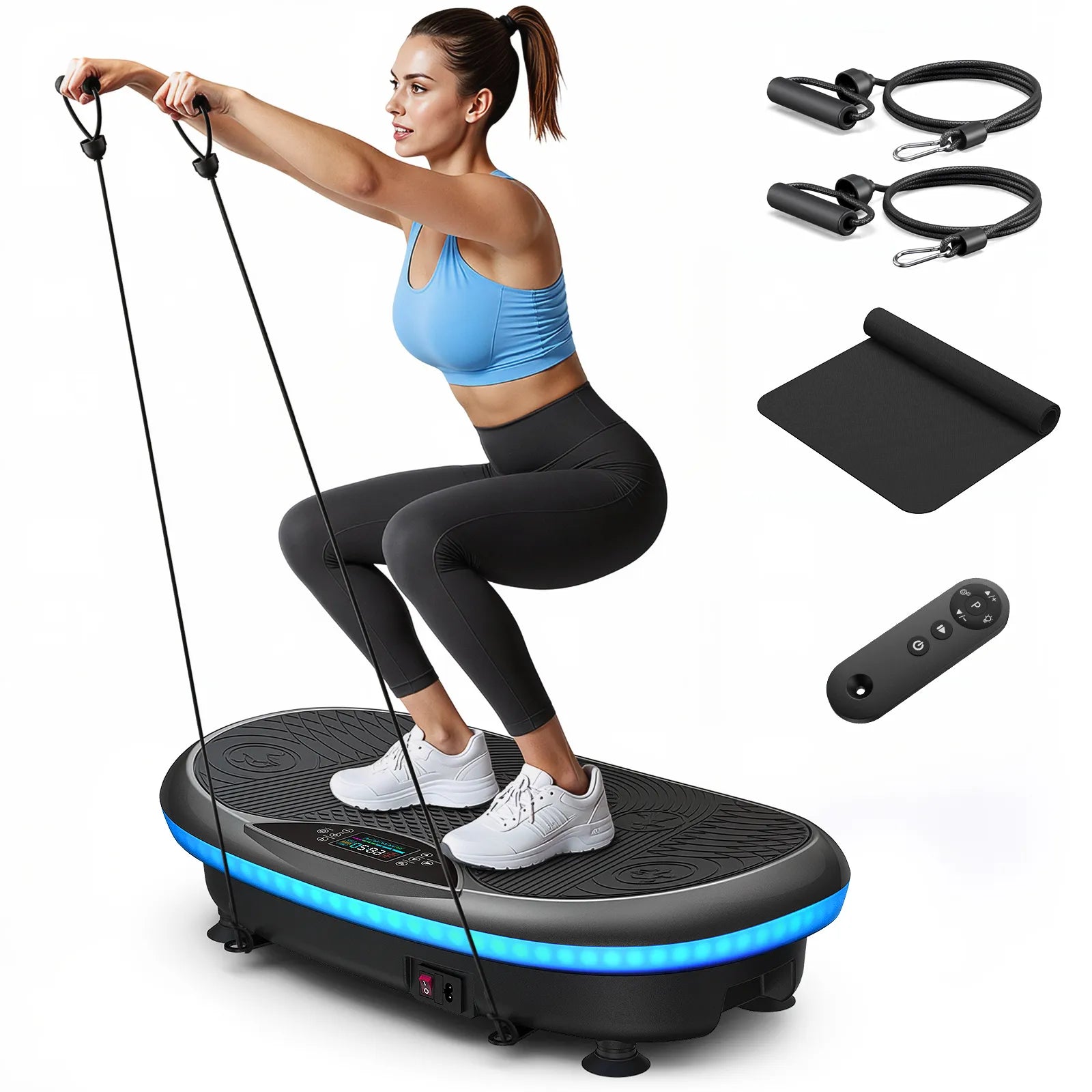 SurgeVib V55 4D Vibrating Workout Plate with Triple-motor System