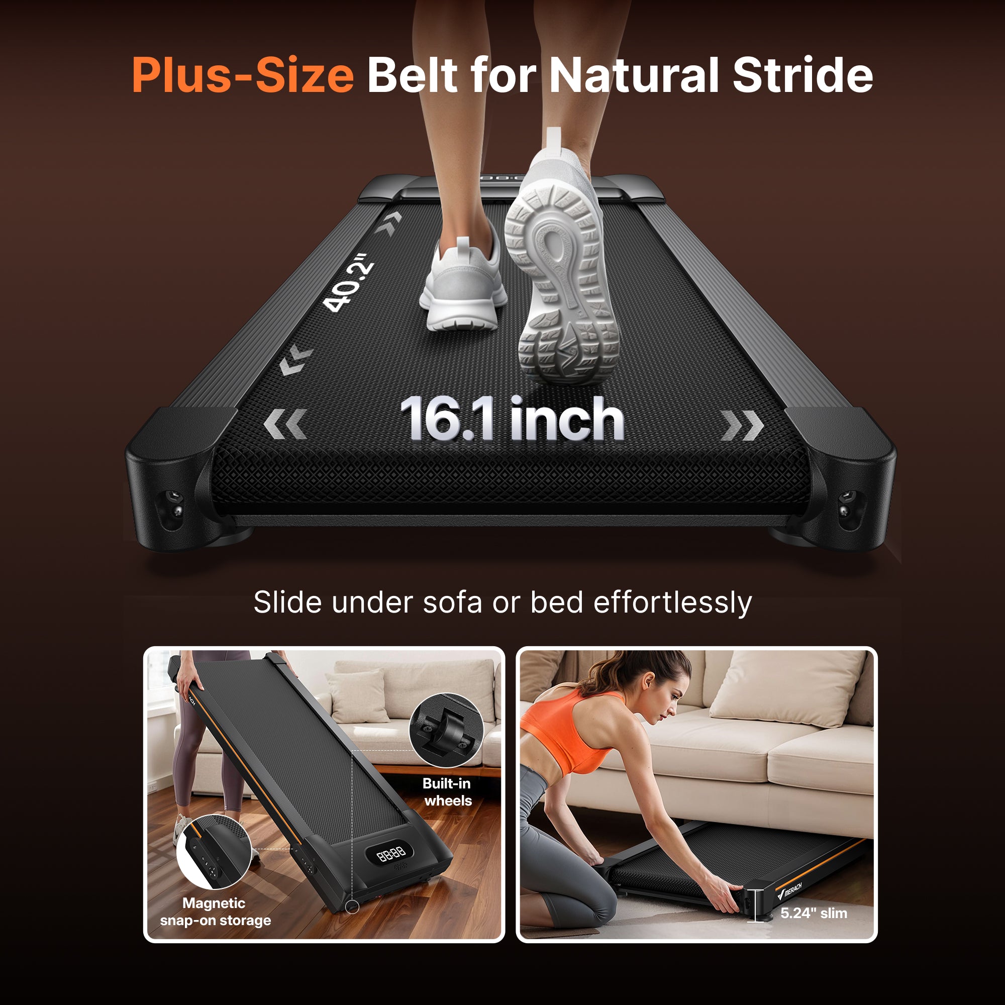 Merach WalkingPad W50 Lite With 10% Auto-Inline