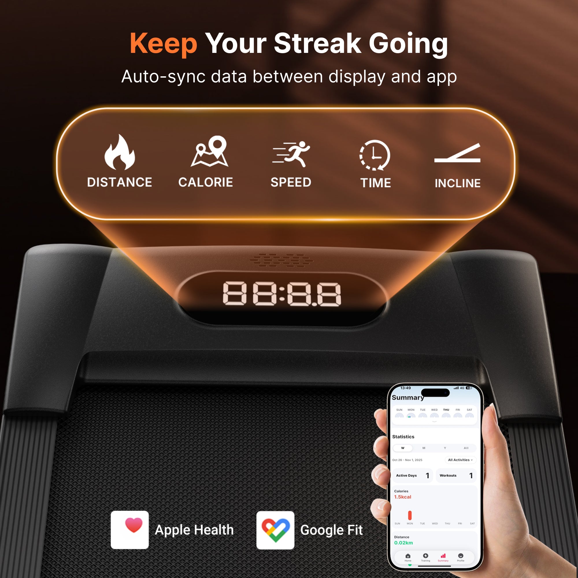 Merach W50 Lite Trekpad With 10% Auto-Inline