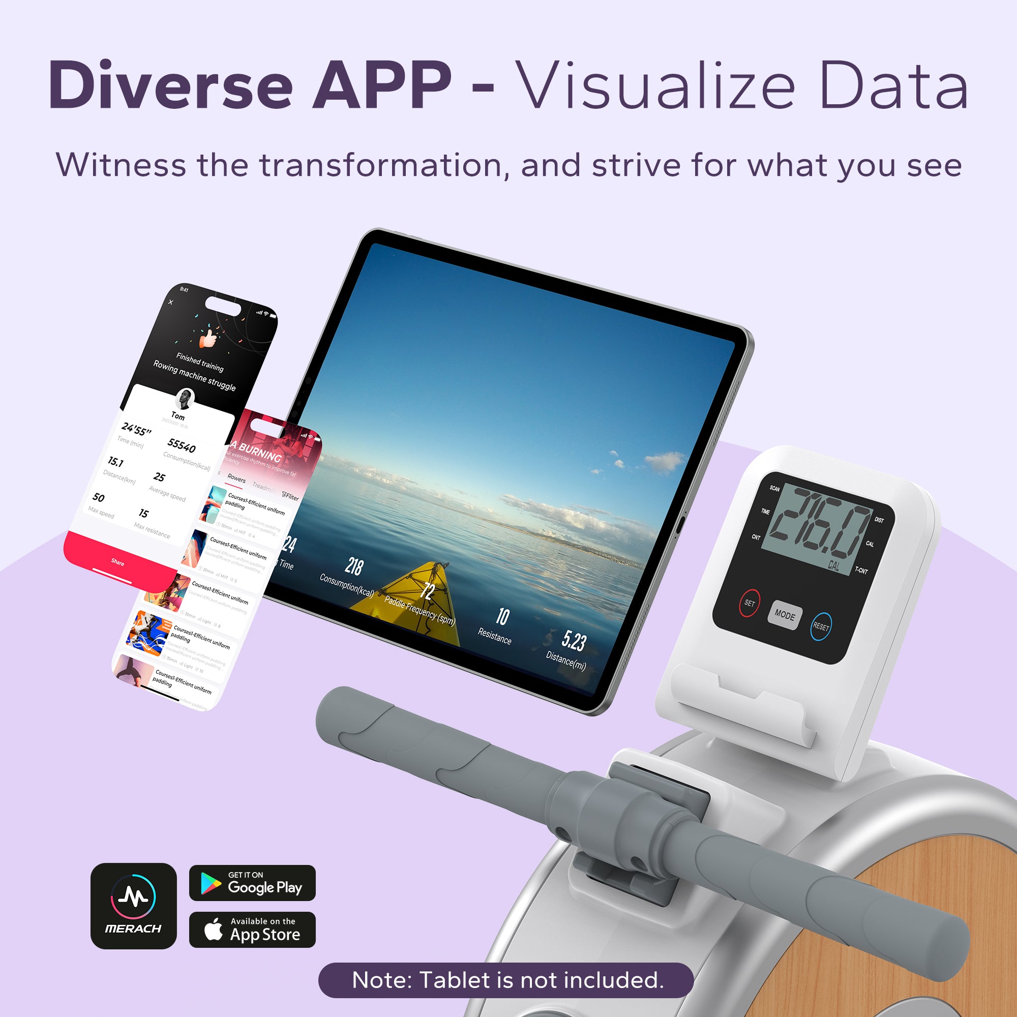 Q1S Manual Resistance Rower
