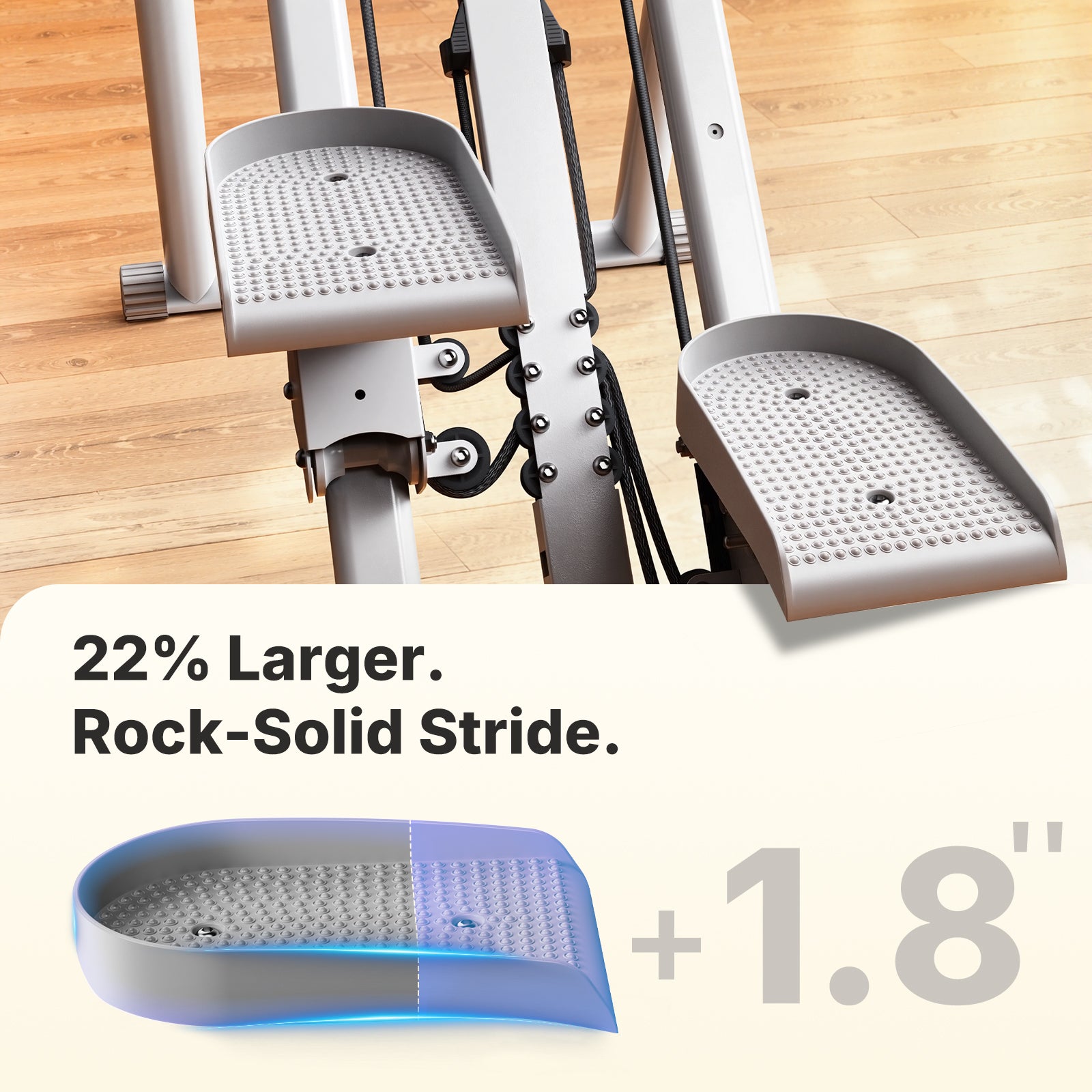 Folding Vertical Stair Stepper – Adjustable Stepper Climber