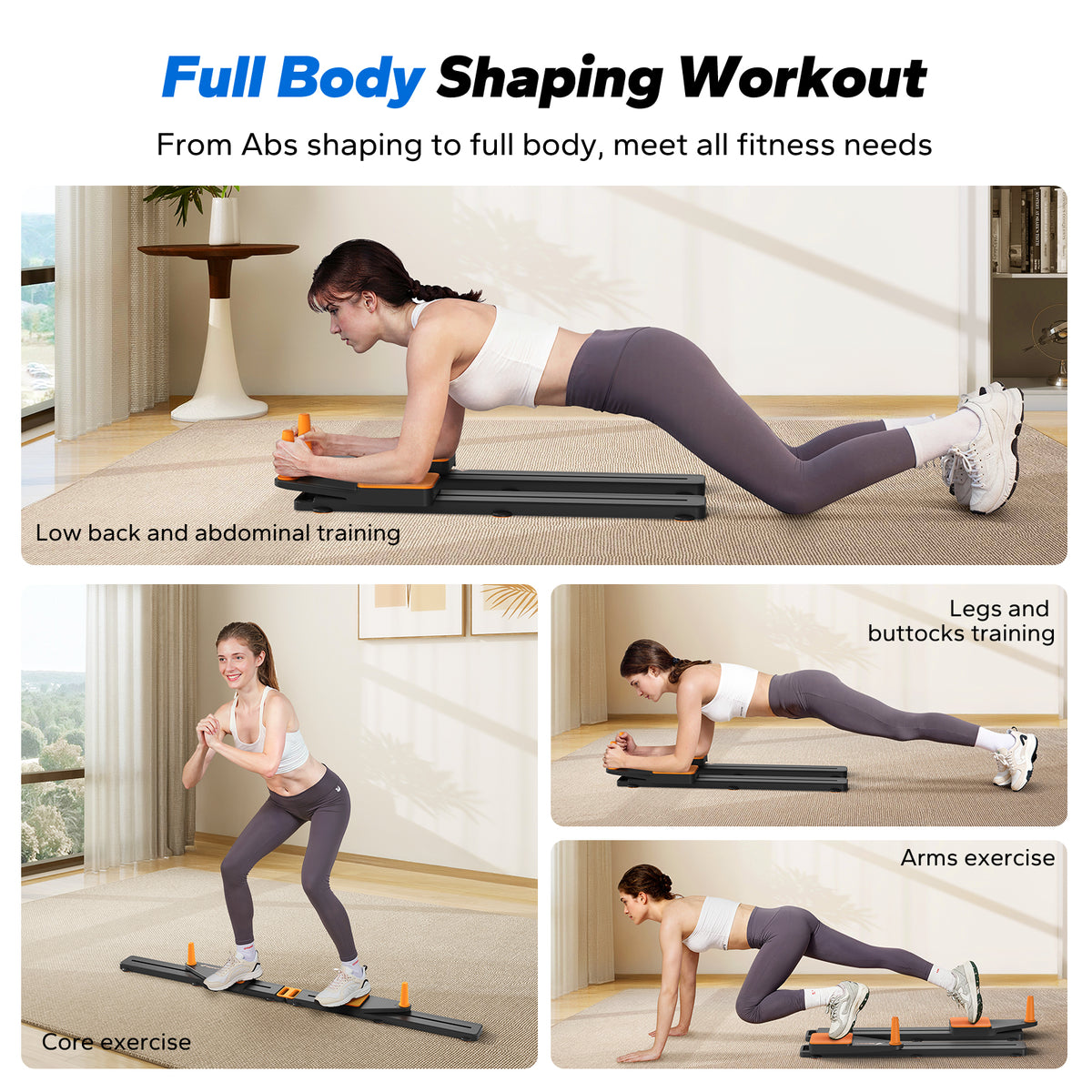 Multi-Functional Abdominal Board – Split Ab Trainer for Core Workouts ...