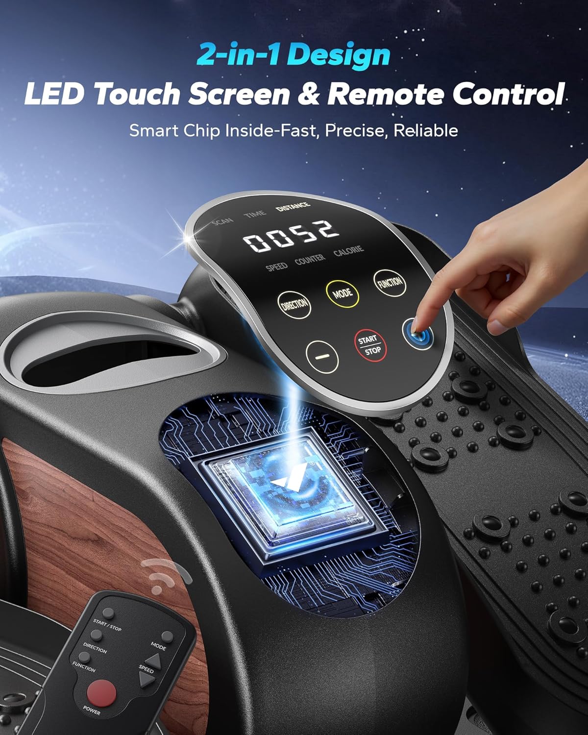 Under desk Electric Elliptical Machine-E32 Mini