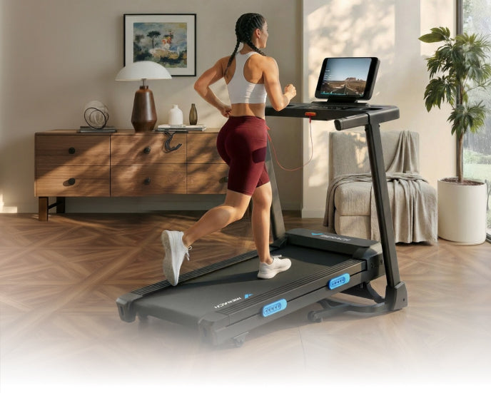 T12 Foldable Treadmill with 15% Auto Incline