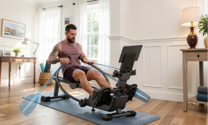 NovaRow RS3 Indoor Double-Scull Magnetic Rowing Machine for Muscle Imbalance